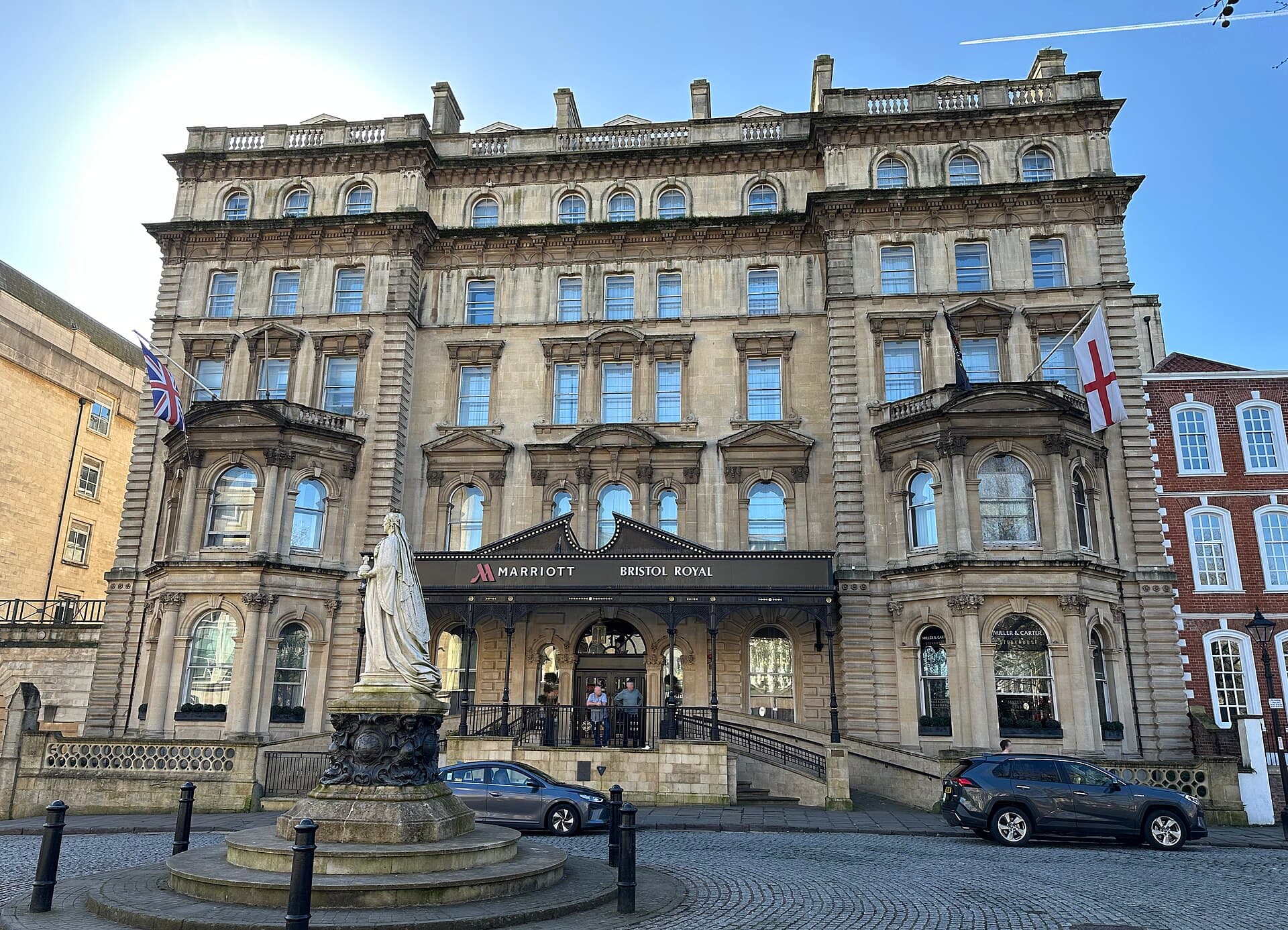 Bristol Marriott Royal Hotel (via Wikimedia Commons, CC0)