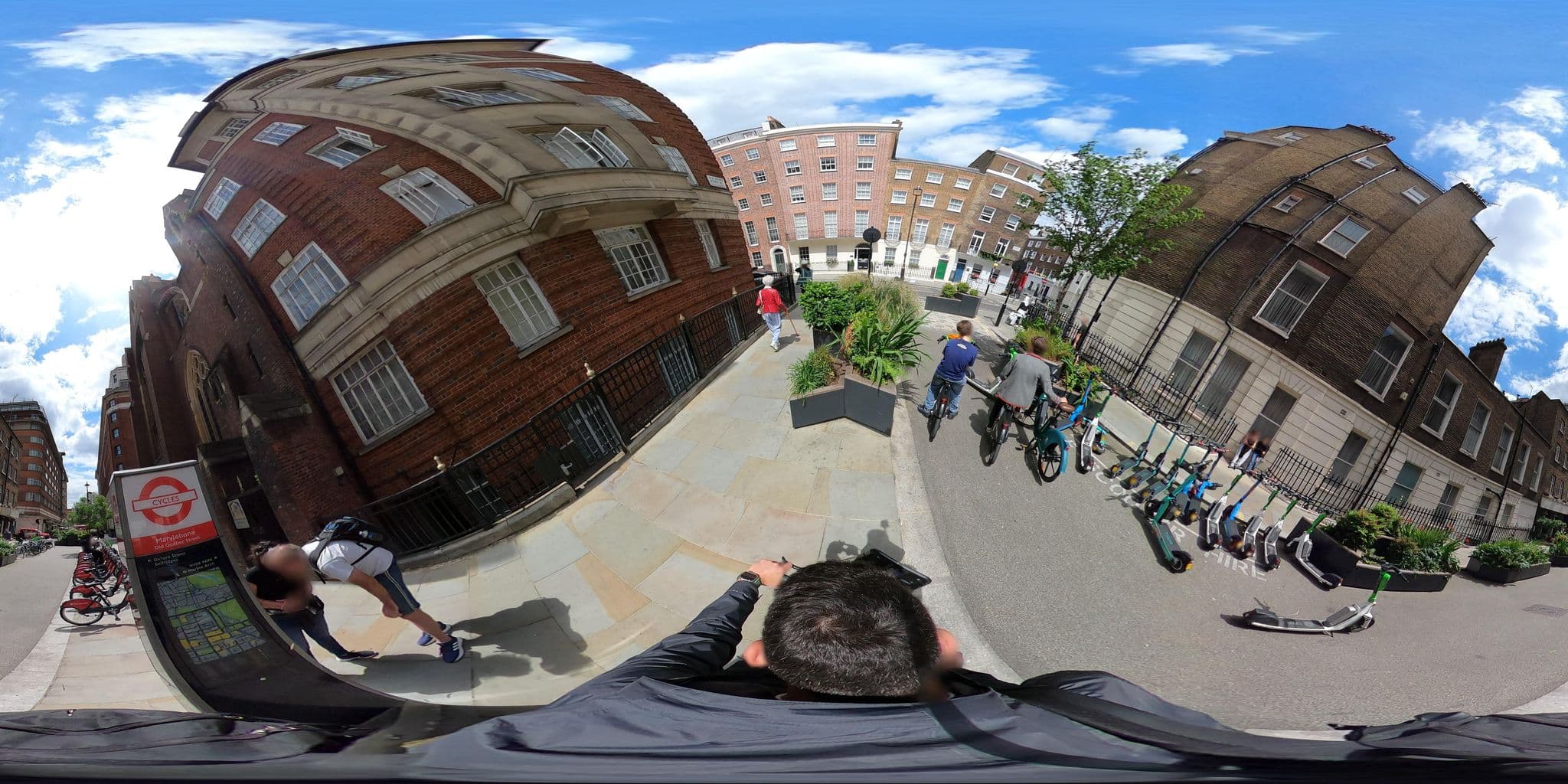 Street view near The Leonard Hotel, West End of London — © asturksever (CC BY-SA · Mapillary)