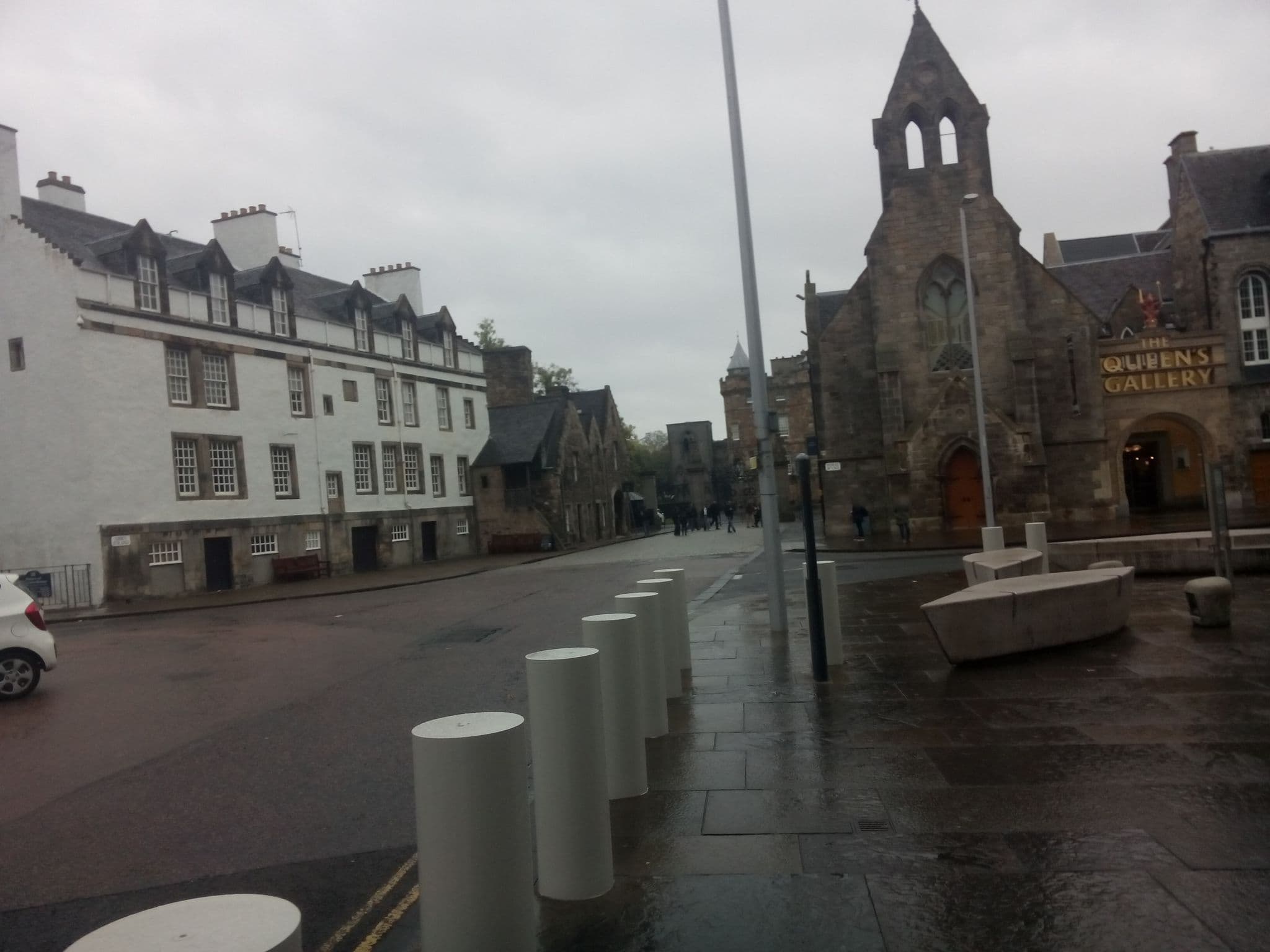 Street view near Cheval Abbey Strand Apartments at Holyrood, Edinburgh