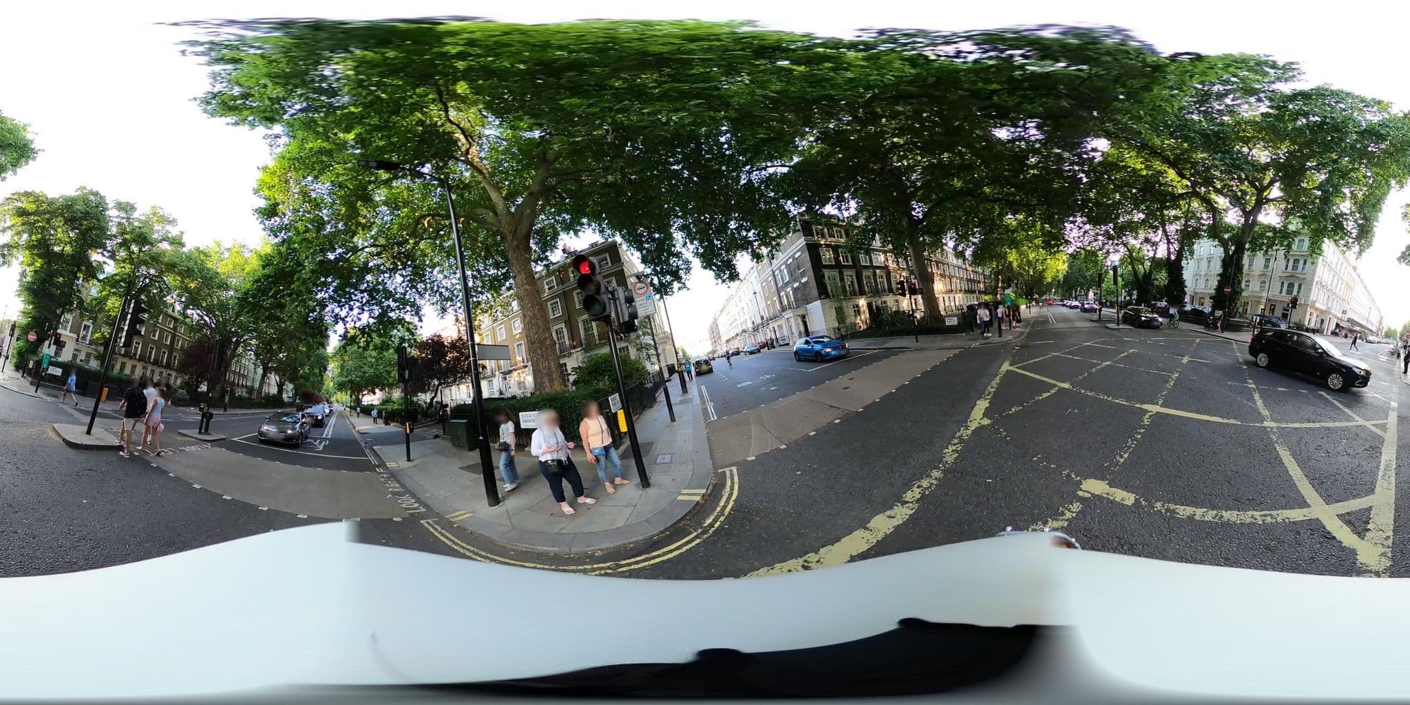Street view near Albro House, Hyde Park