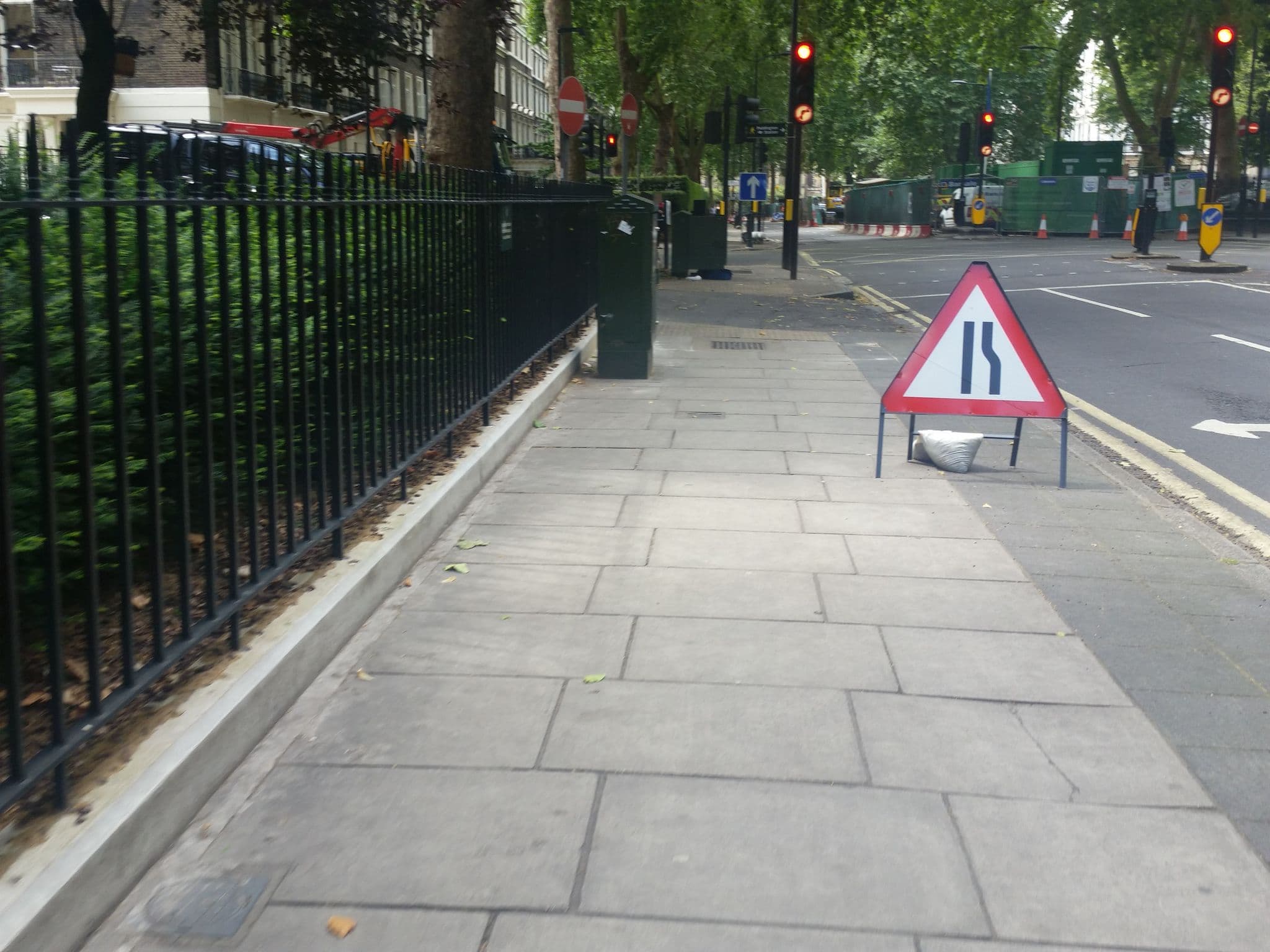 Street view near Adare Hotel, Hyde Park