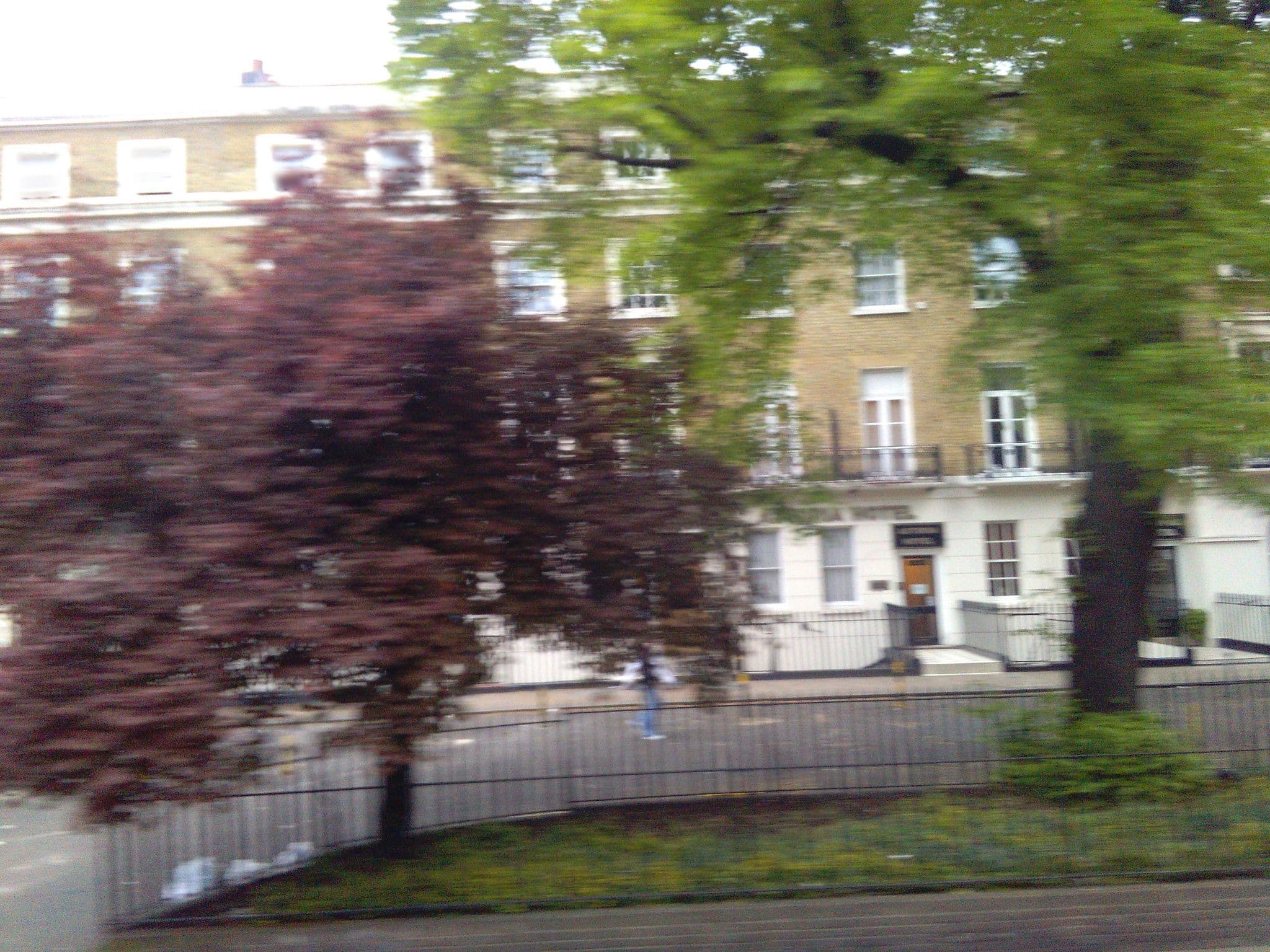 Street view near Normandie Hotel, Hyde Park