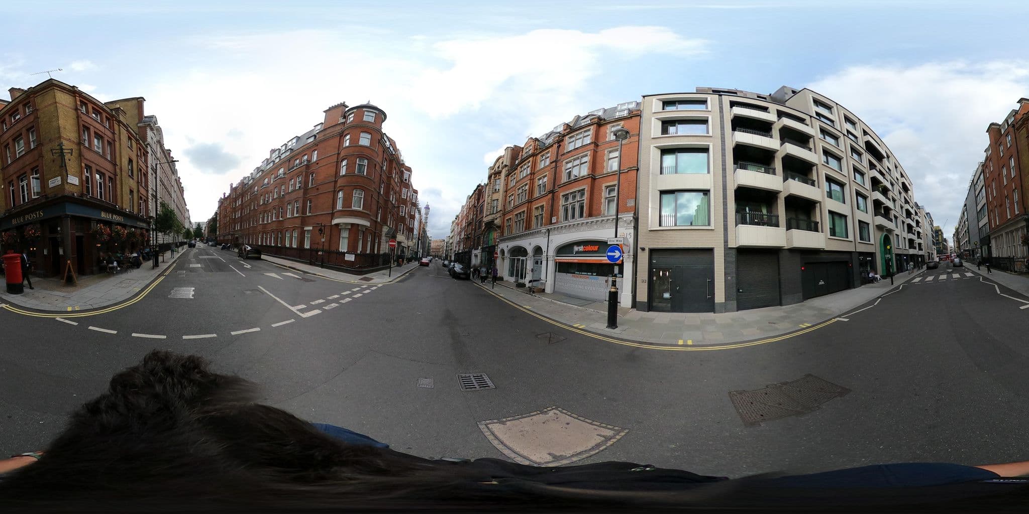 Street view near The London EDITION, Soho — © asturksever (CC BY-SA · Mapillary)
