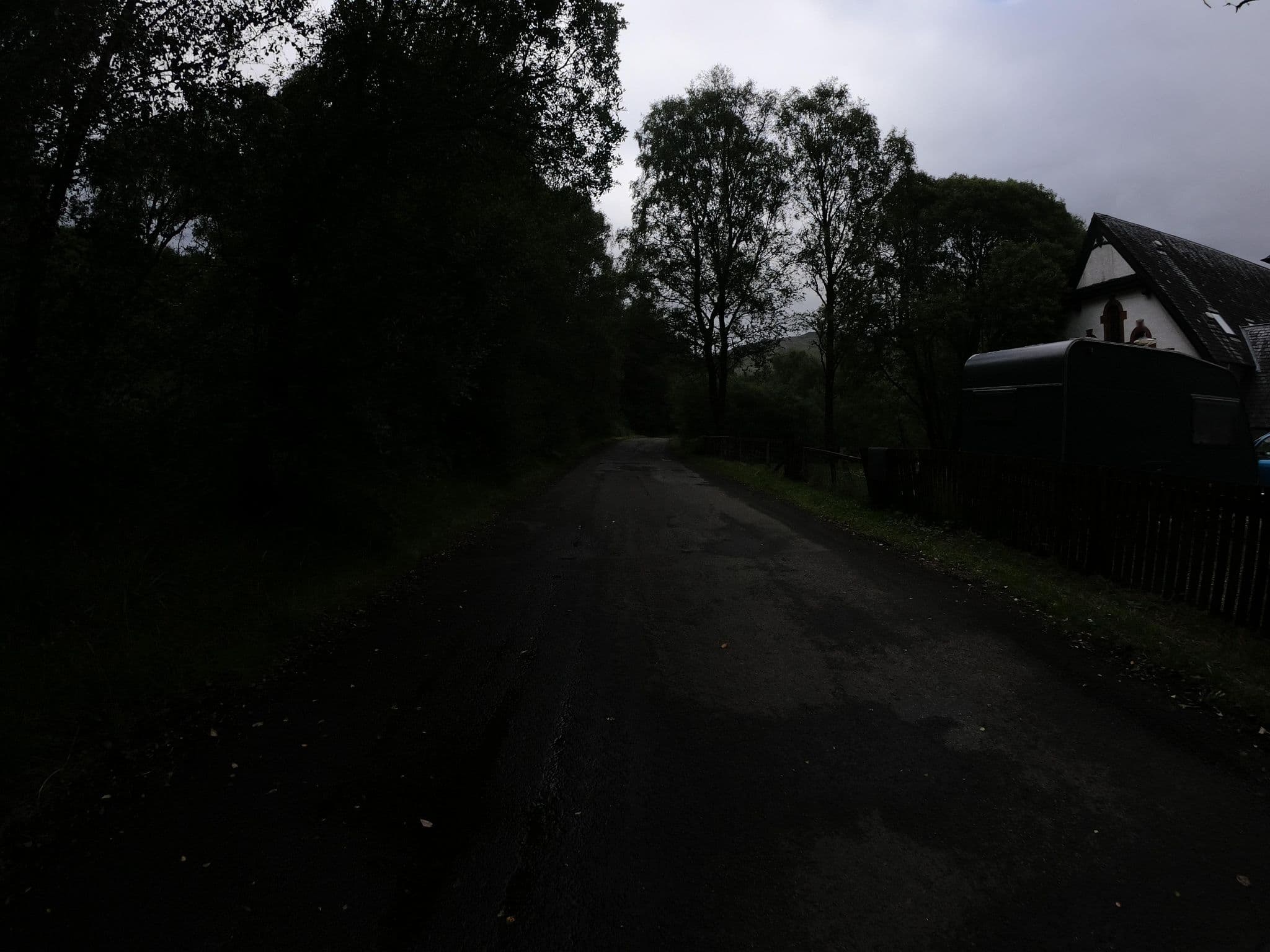 Street view near Inversnaid Bunkhouse, Garelochhead — © joostjakob (CC BY-SA · Mapillary)
