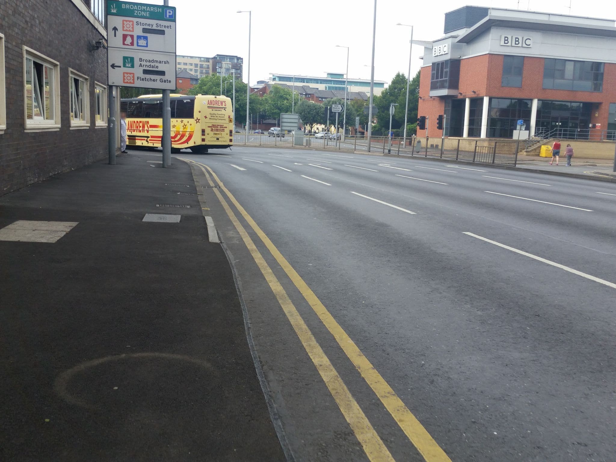 Street view near Premier Inn, Nottingham — © matth81 (CC BY-SA · Mapillary)