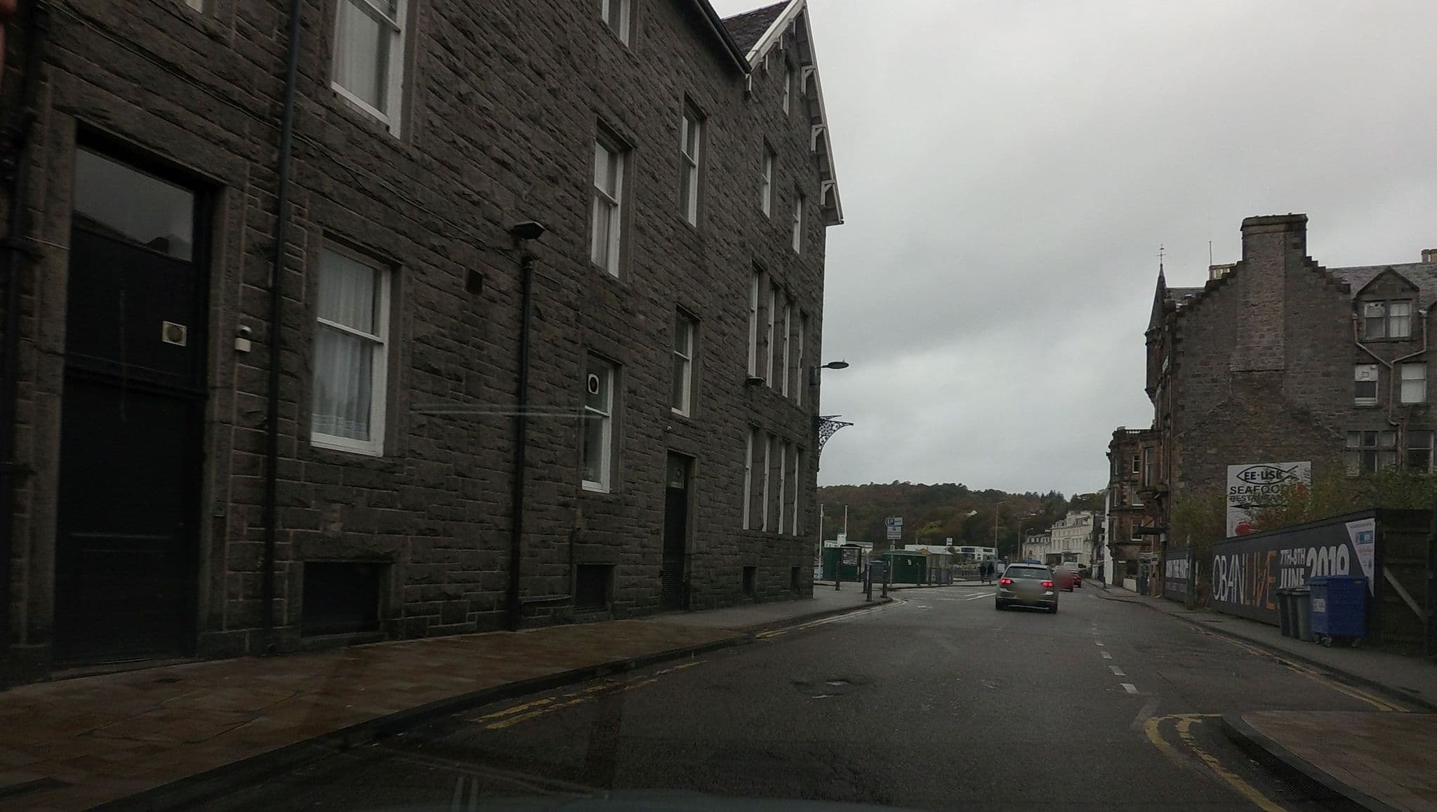 Street view near Columba Hotel, Oban