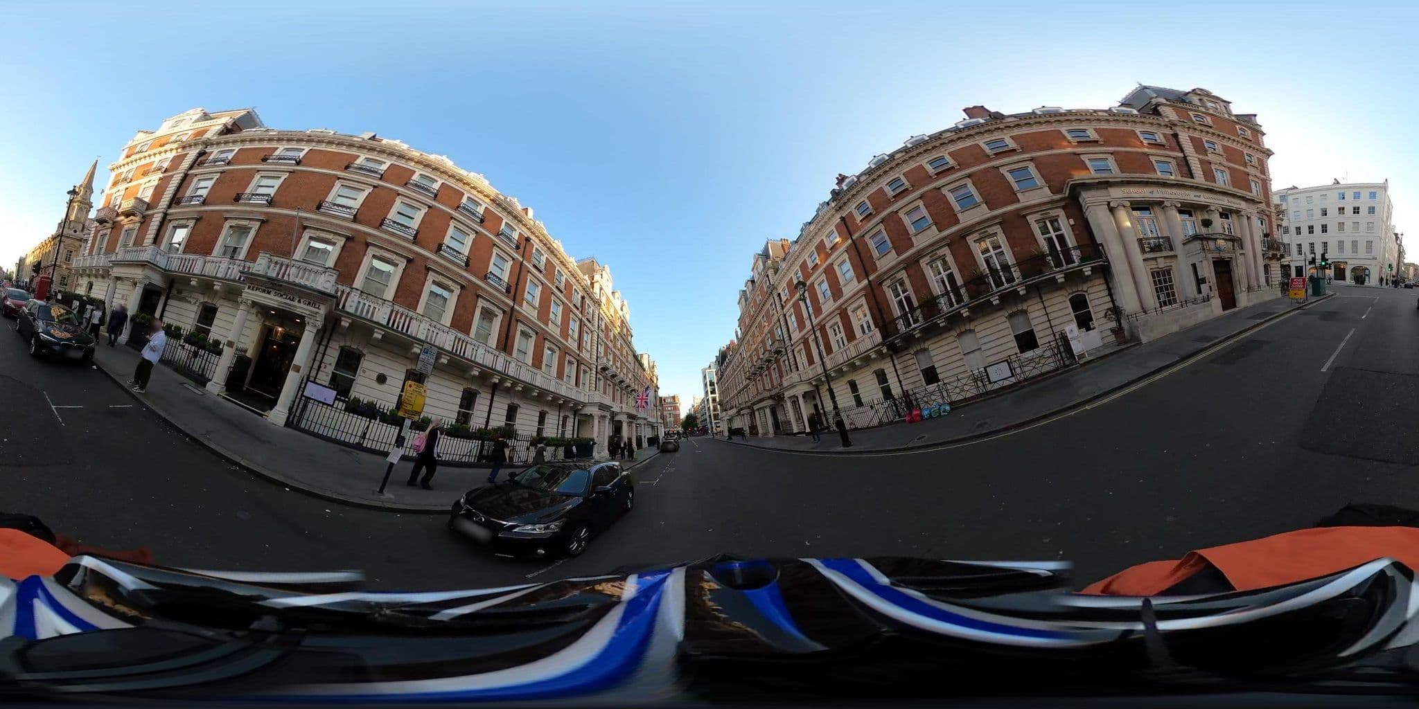 Street view near The Mandeville Hotel, West End of London — © asturksever (CC BY-SA · Mapillary)