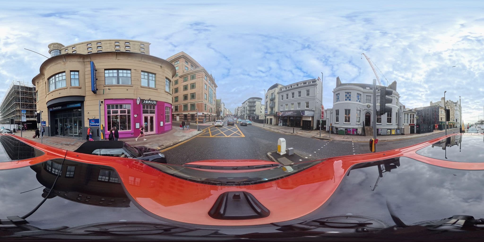 Street view near Travelodge, Brighton