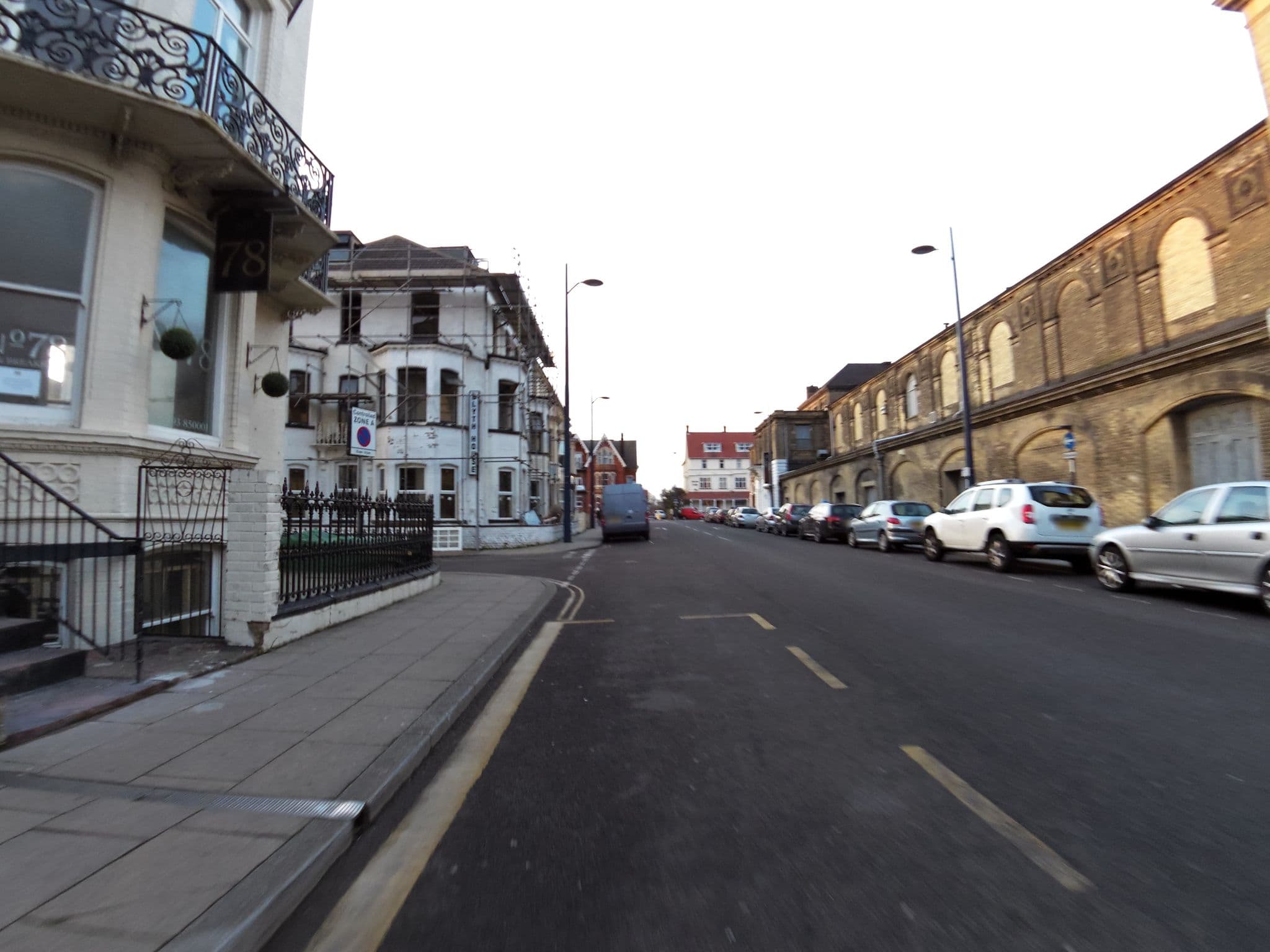 Street view near No. 78, Great Yarmouth
