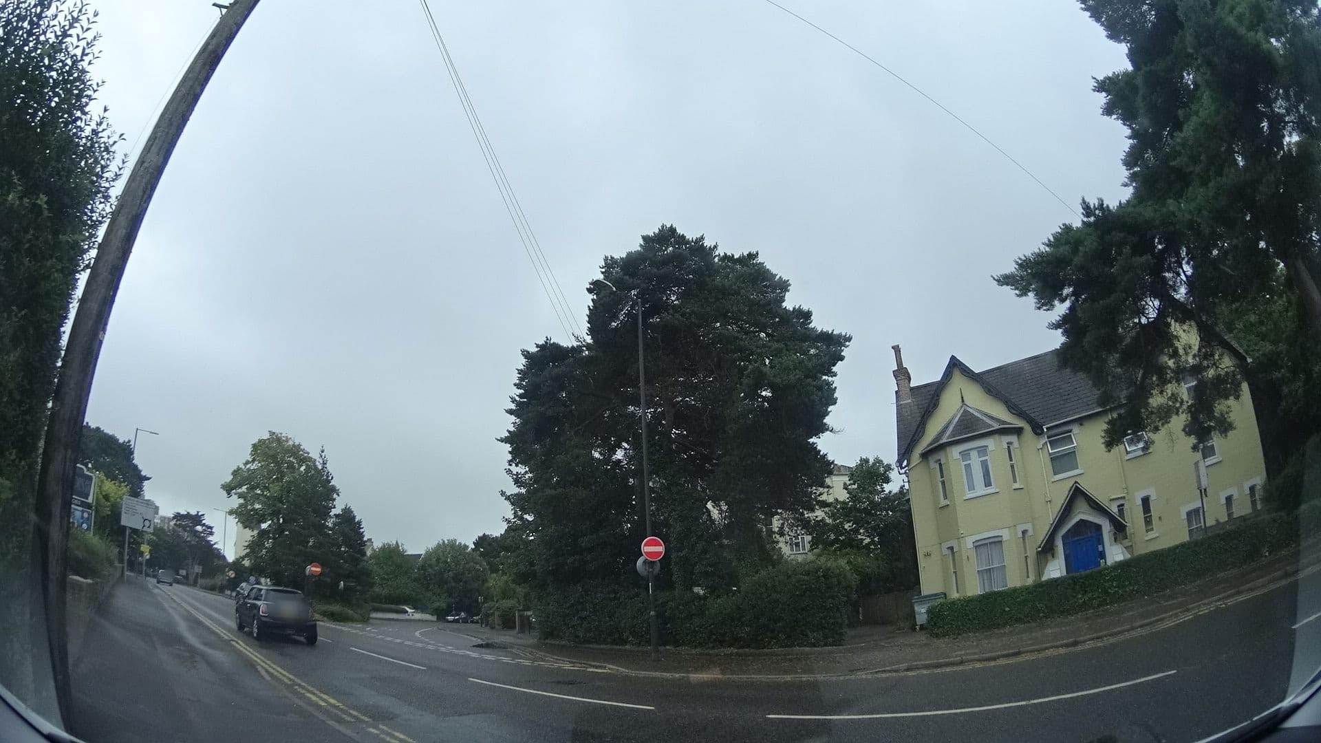 Street view near Kensington Hotel, Bournemouth