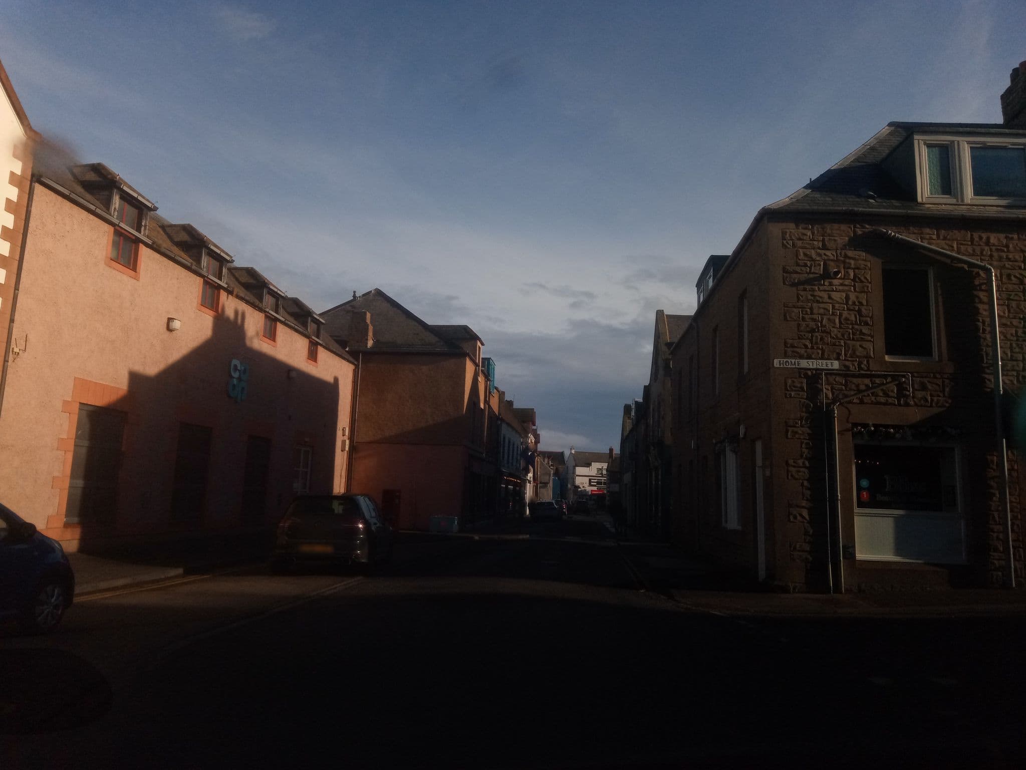 Street view near Home Arms Guest House, Eyemouth — © victuallers (CC BY-SA · Mapillary)