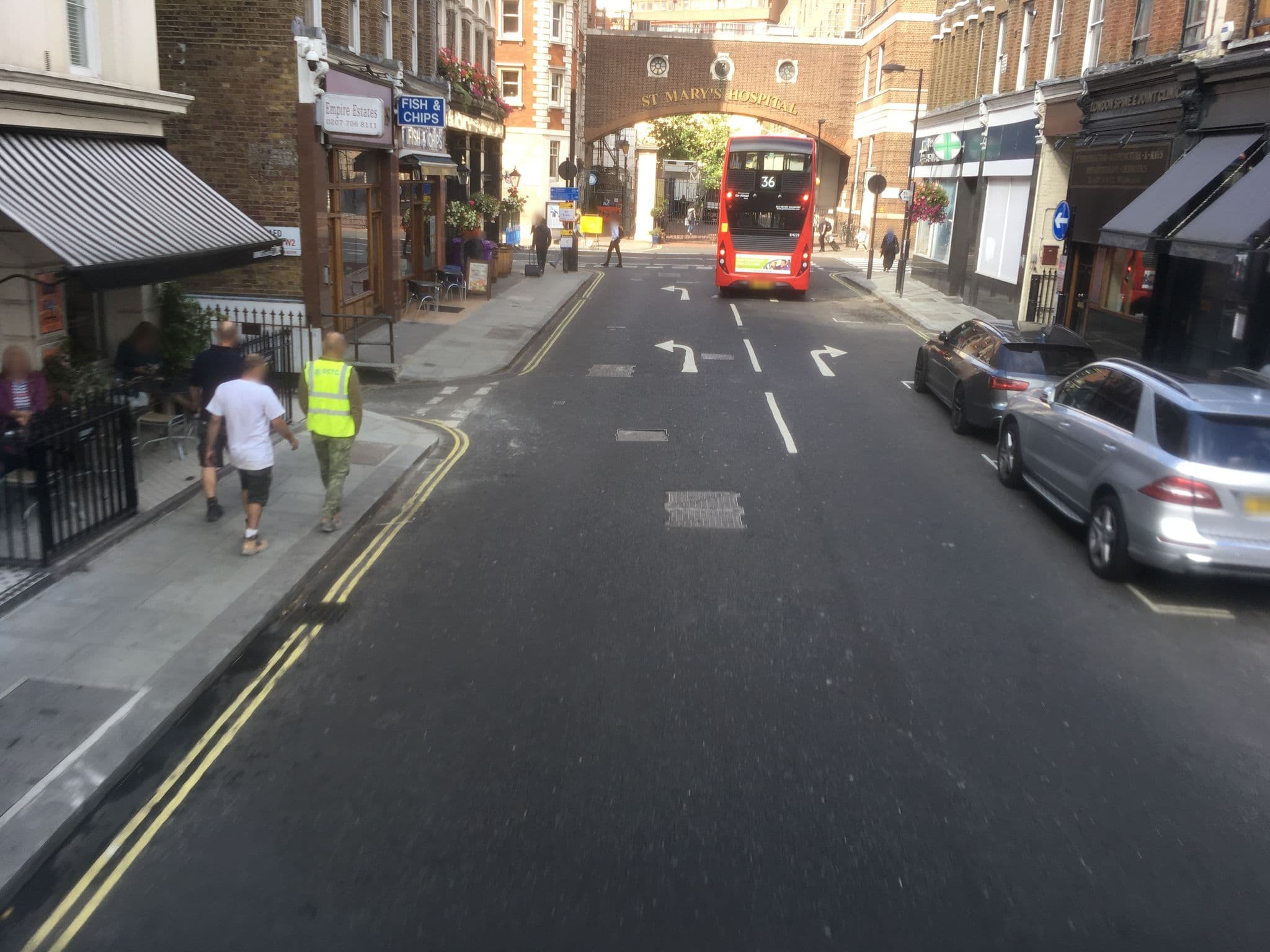Street view near Belvedere Hotel, Hyde Park