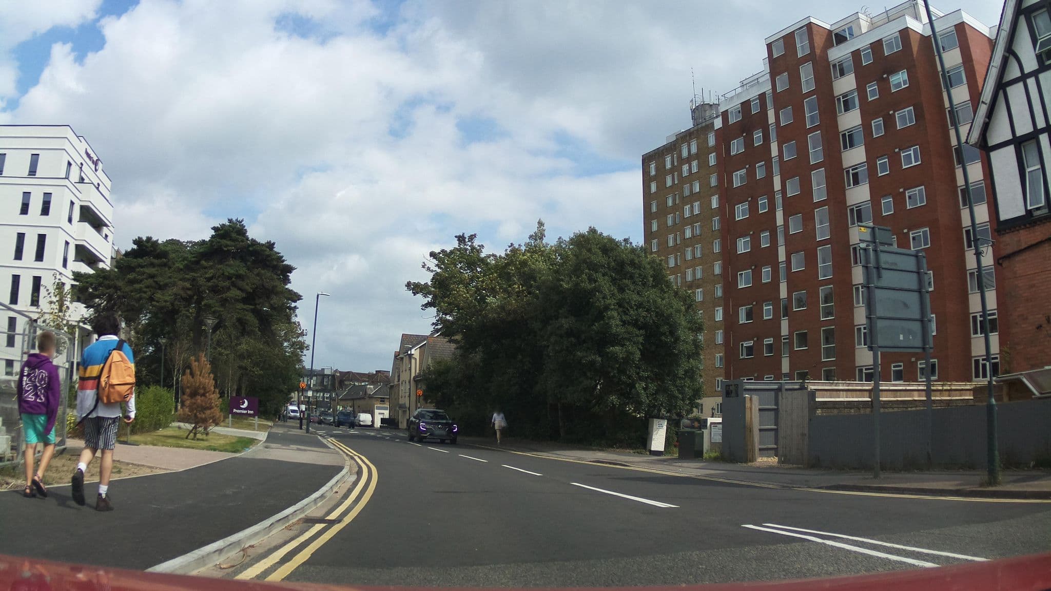 Street view near Whitely Court, Bournemouth