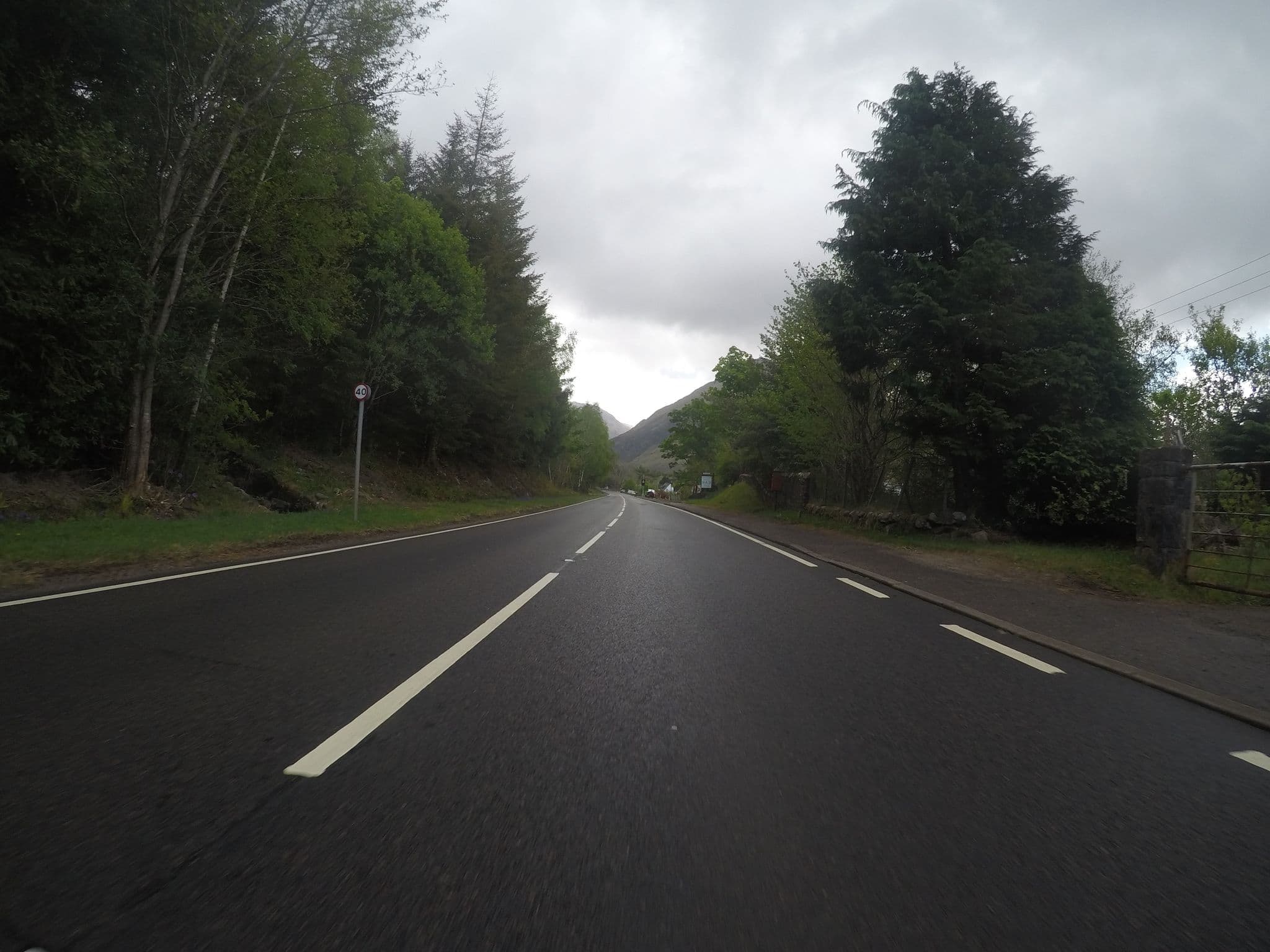 Street view near Otterburn House, Caol