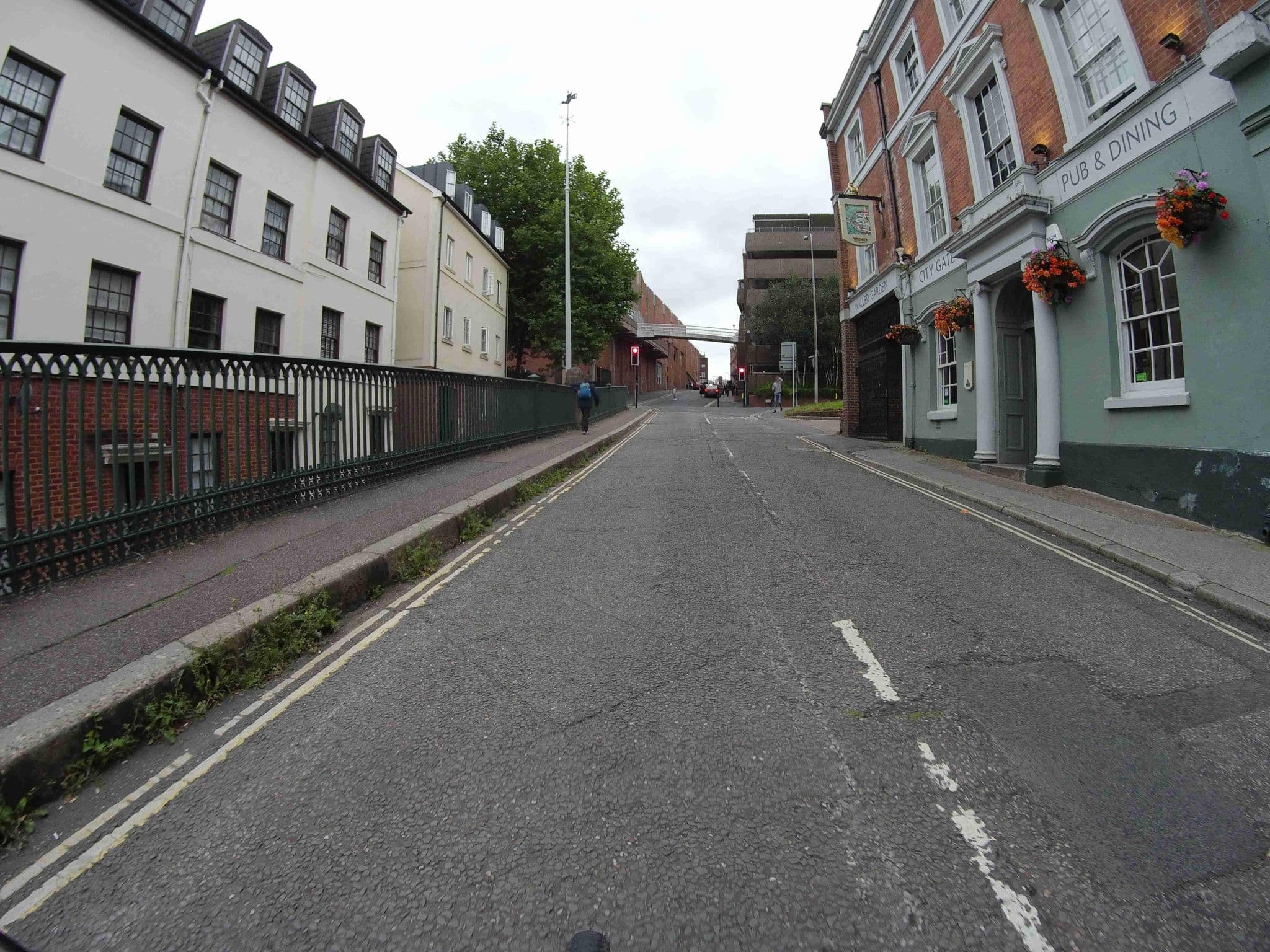 Street view near The City Gate, Exeter — © jasskurn (CC BY-SA · Mapillary)