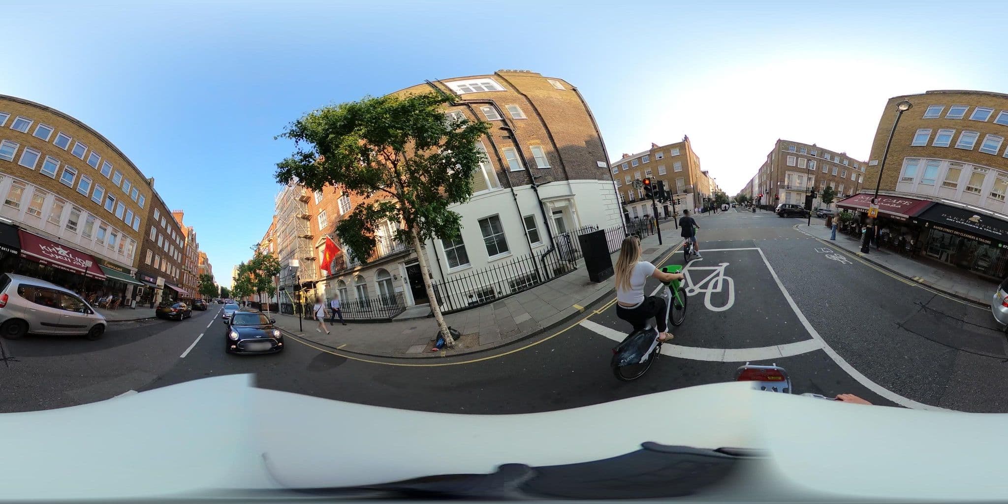 Street view near London Continental Hotel, West End of London — © NatchaponJ (CC BY-SA · Mapillary)