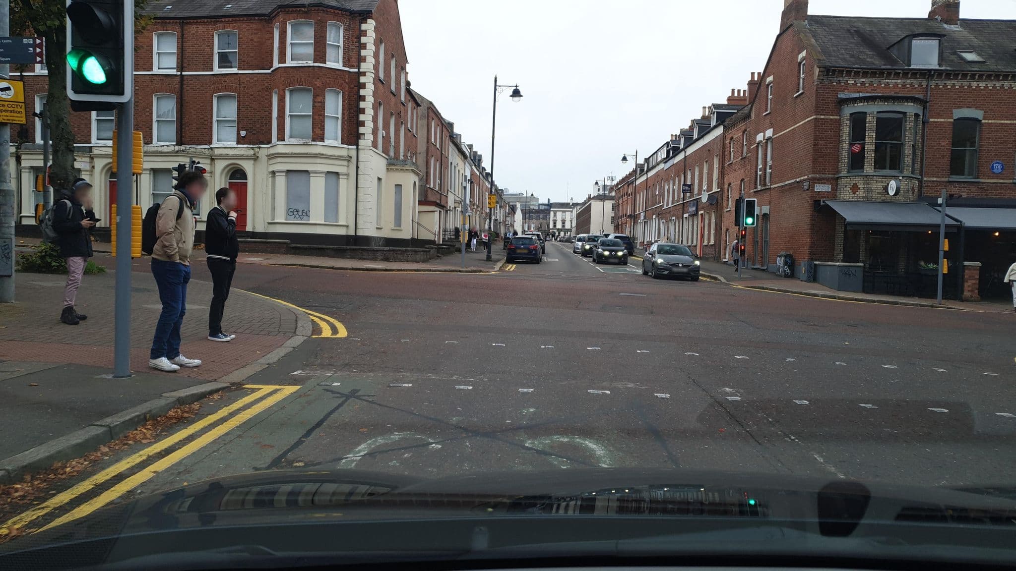 Street view near Dukes at Queens, Belfast