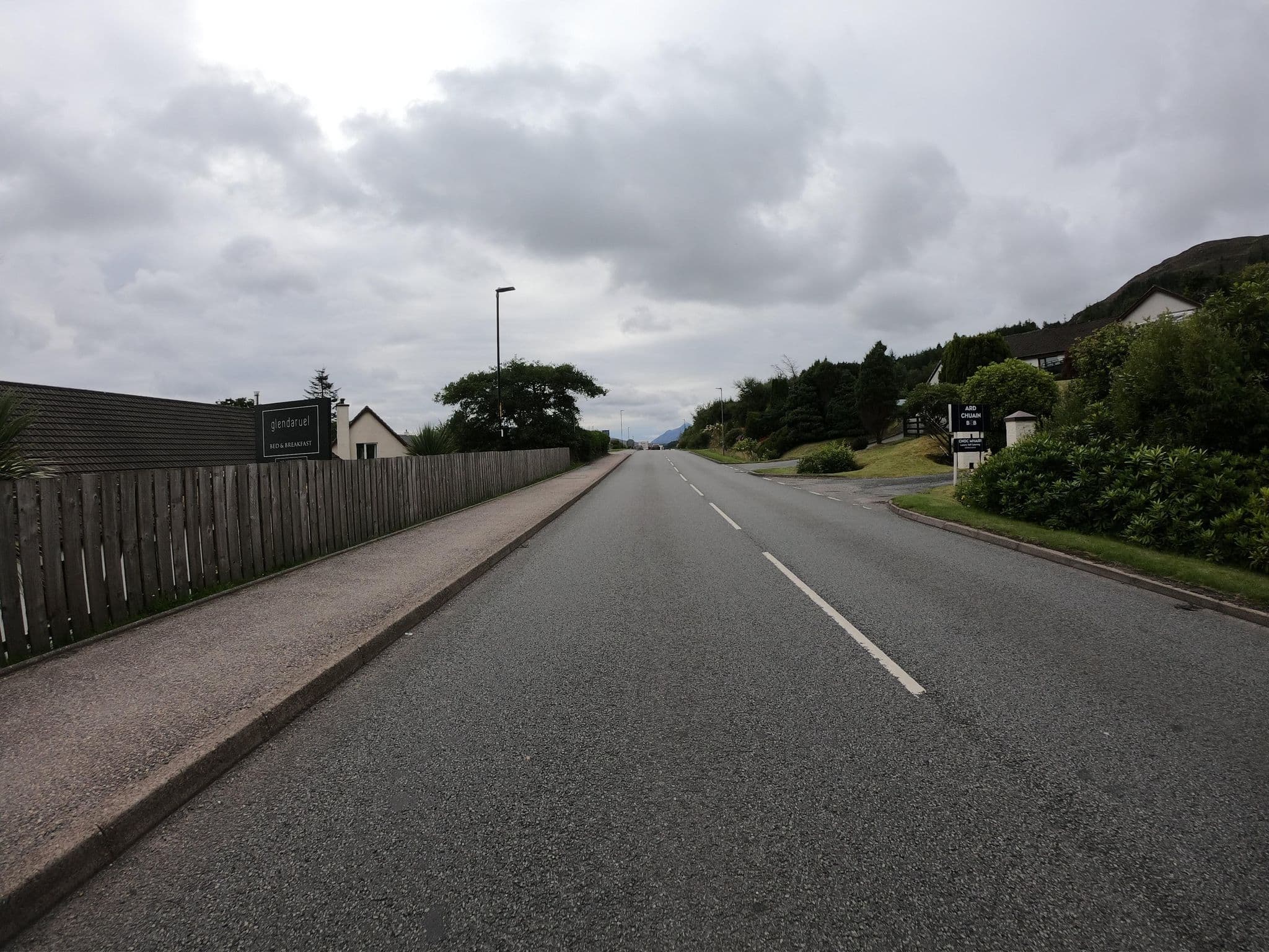Street view near Glendaruel, Portree