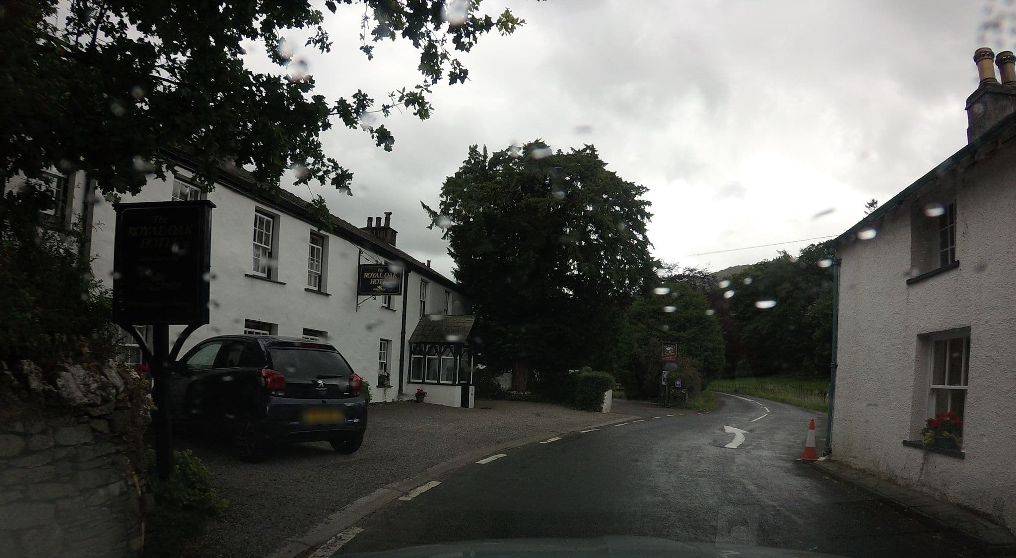 Street view near Royal Oak Hotel, Keswick
