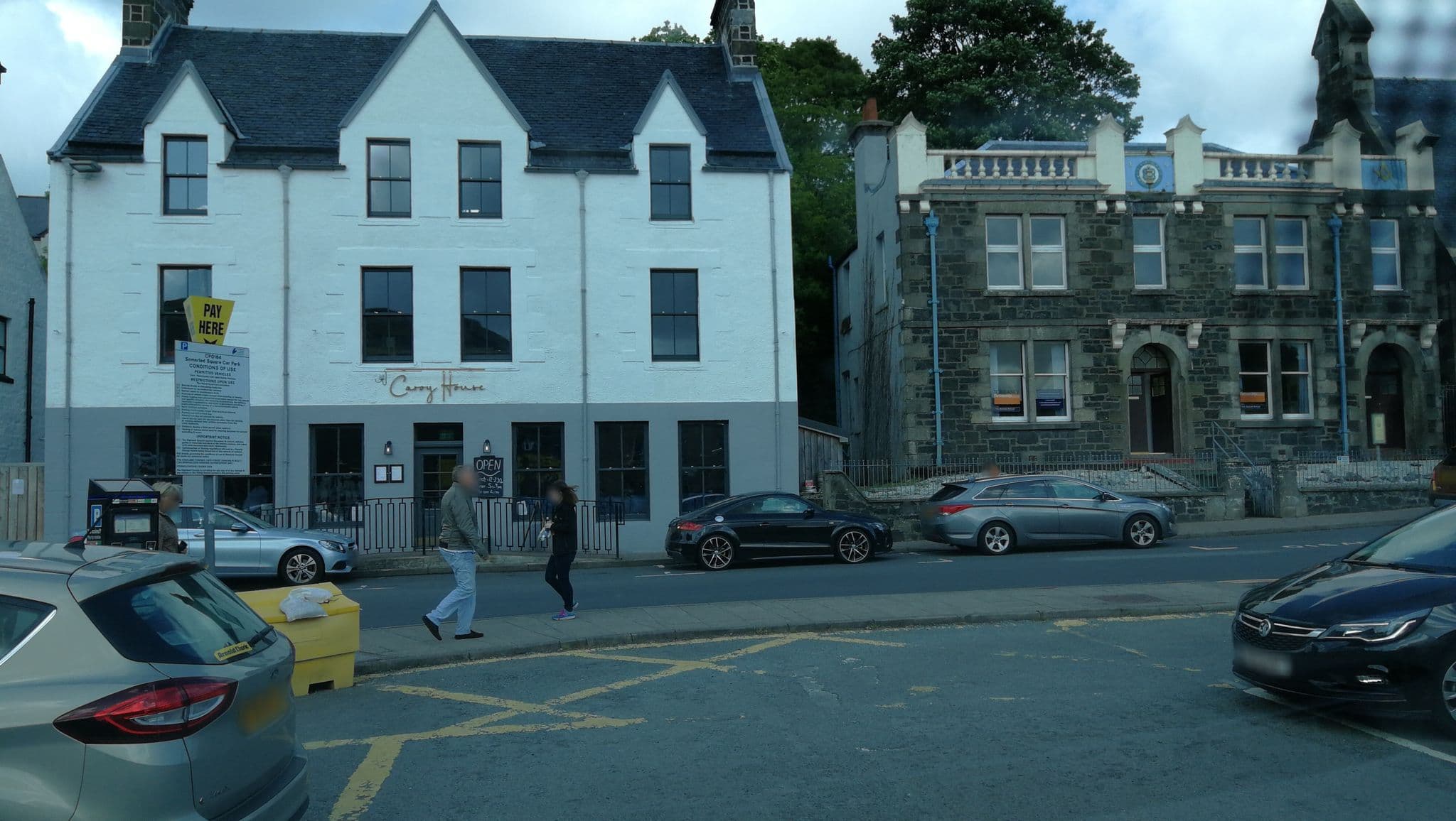 Street view near The Isles Inn, Portree