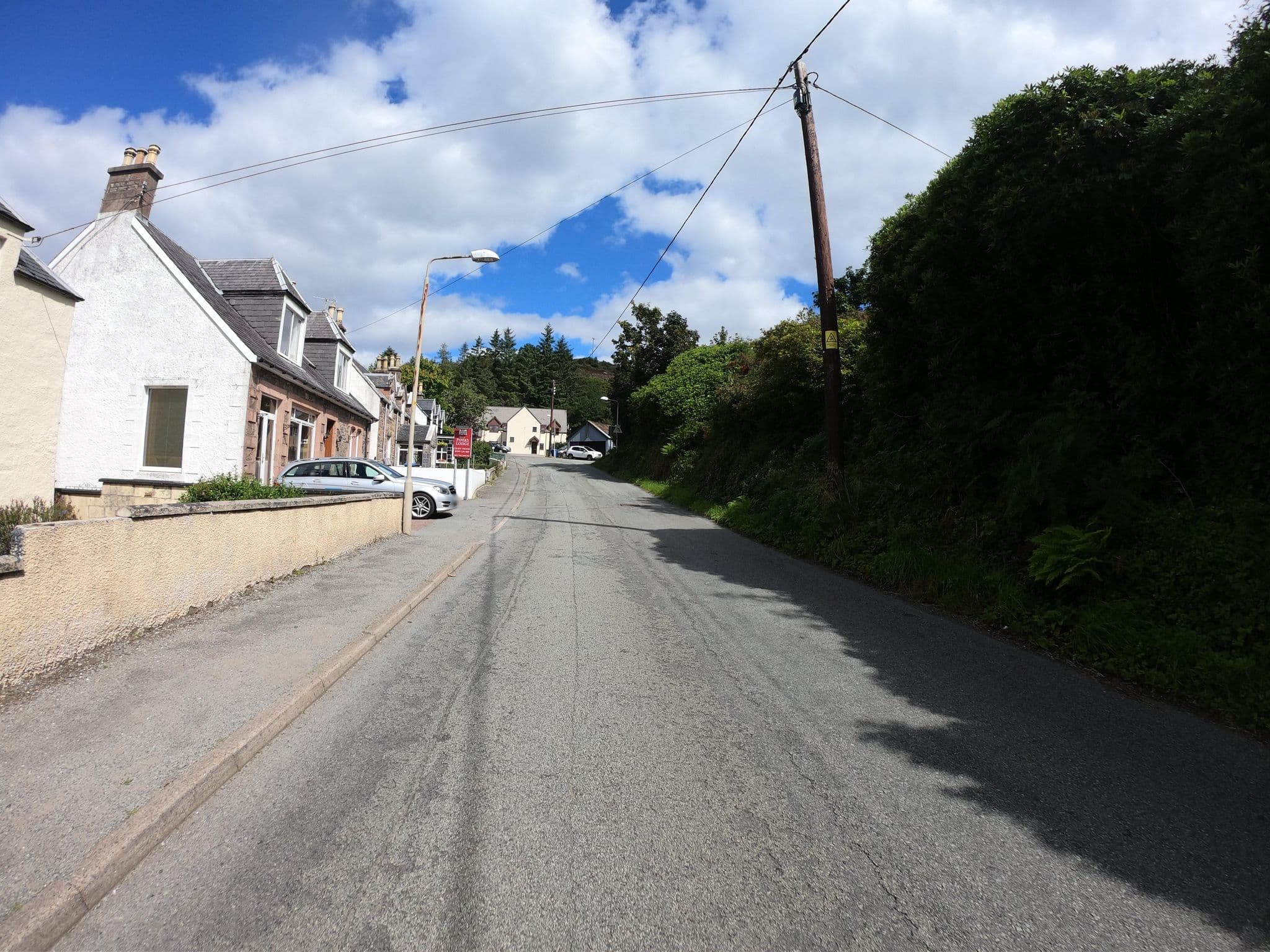 Street view near The Pipers Lodge, Portree