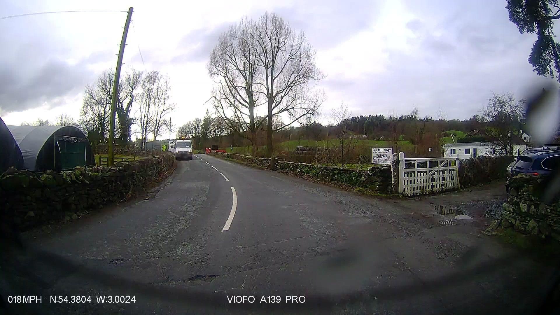 Street view near Hawkshead Hall, Windermere — © IpswichEdits (CC BY-SA · Mapillary)