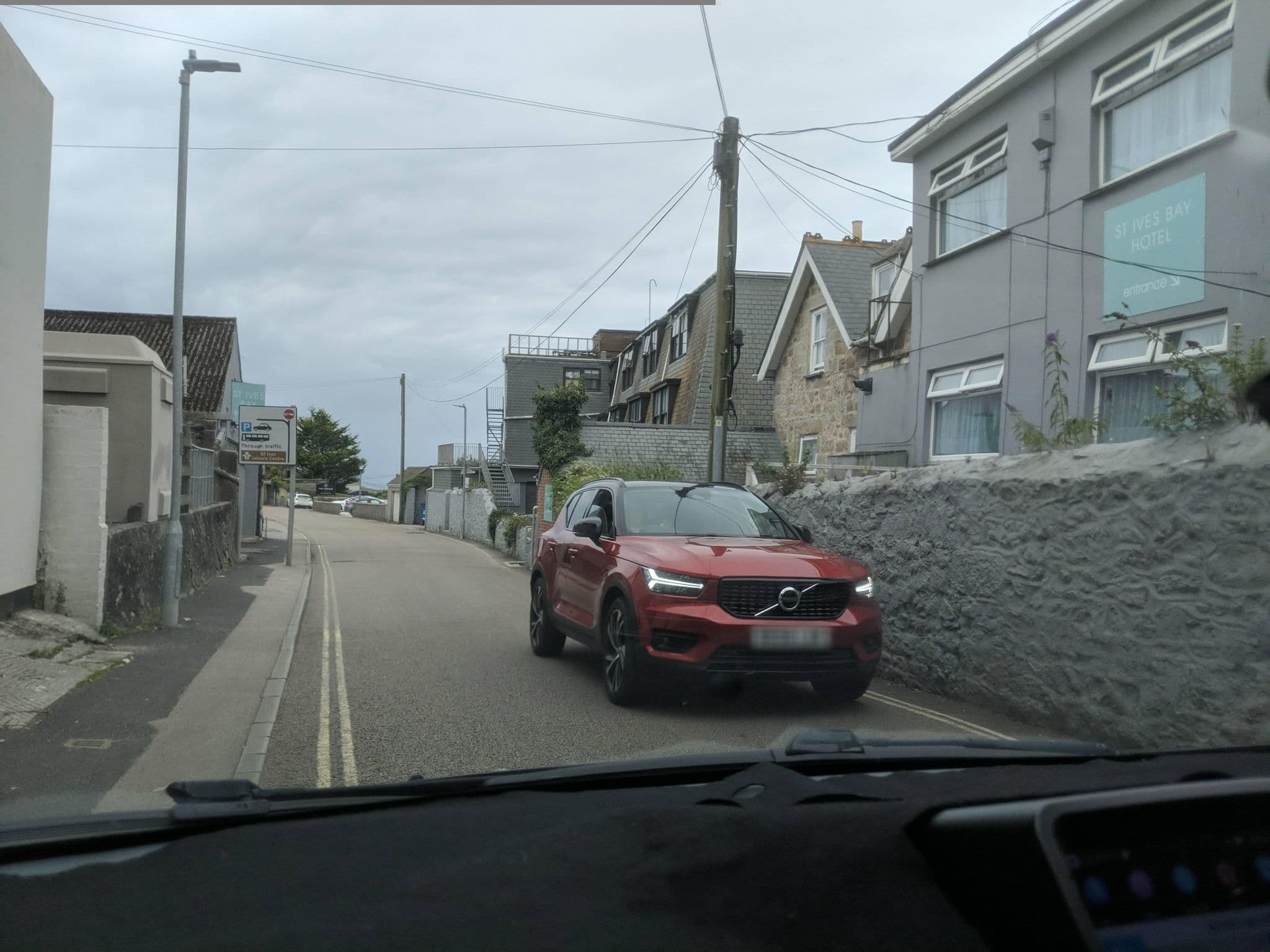 Street view near St Ives Bay Hotel, St Ives — © WaggyDog (CC BY-SA · Mapillary)