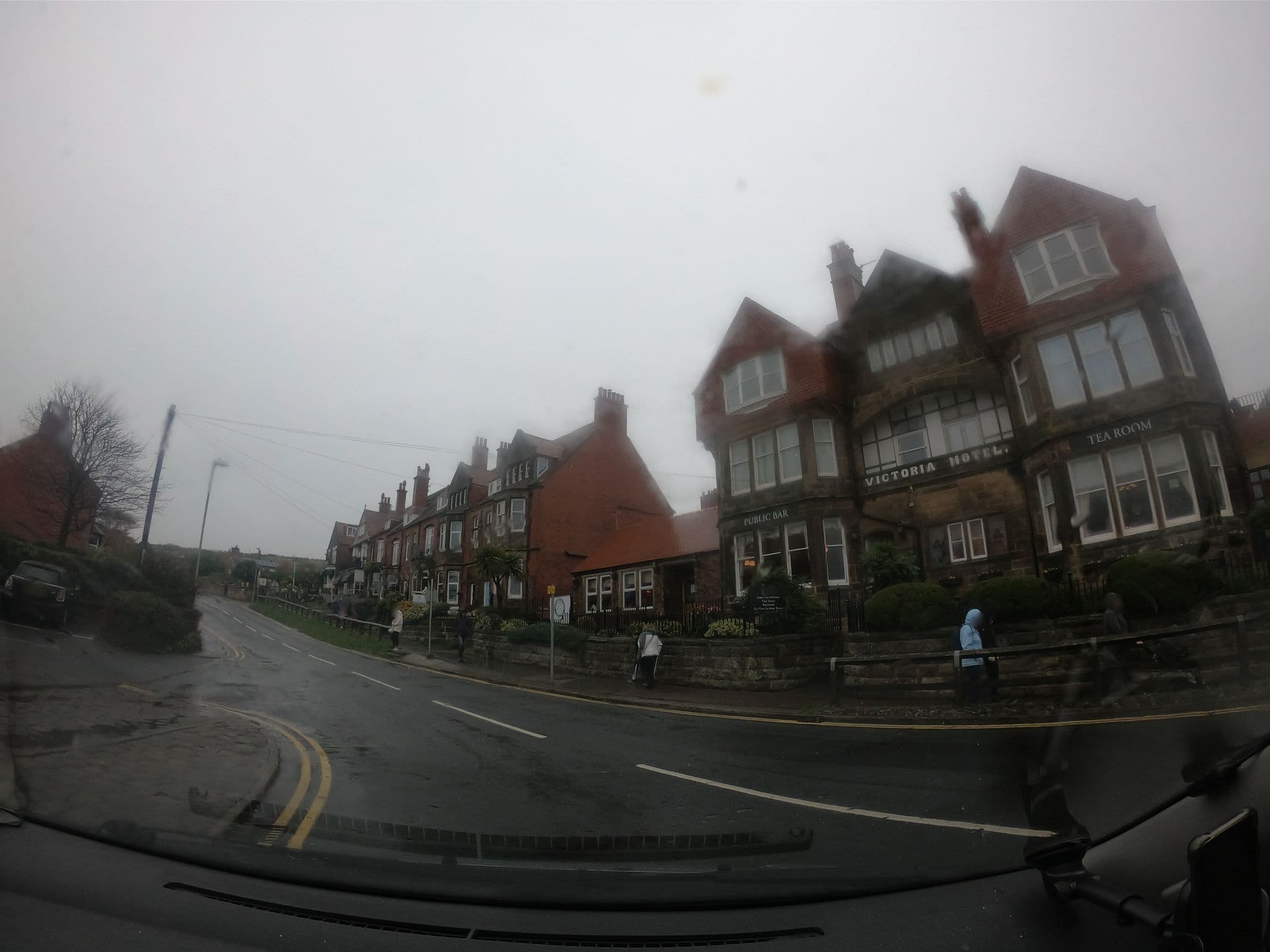 Street view near Victoria Hotel, Whitby