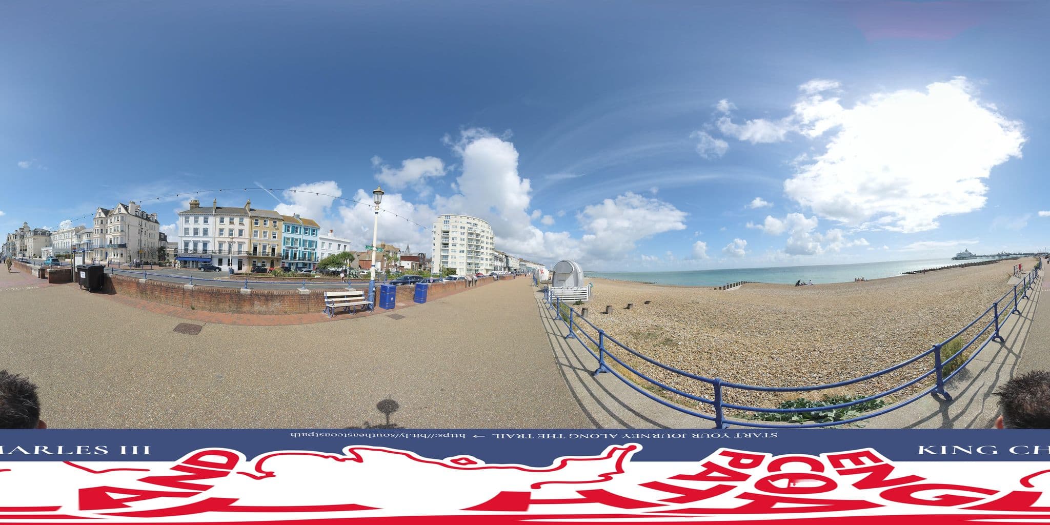Street view near Hotel Iverna, Eastbourne — © EnglandCoastPath (CC BY-SA · Mapillary)