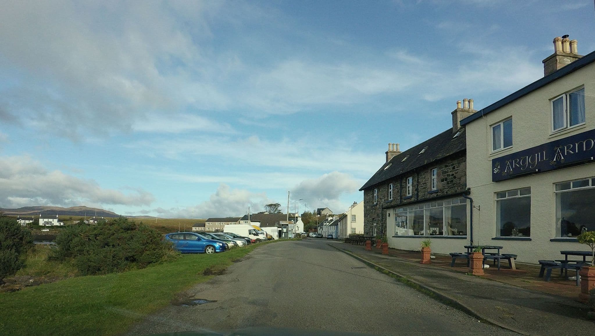 Street view near Bunessan Inn, Isle Of Mull