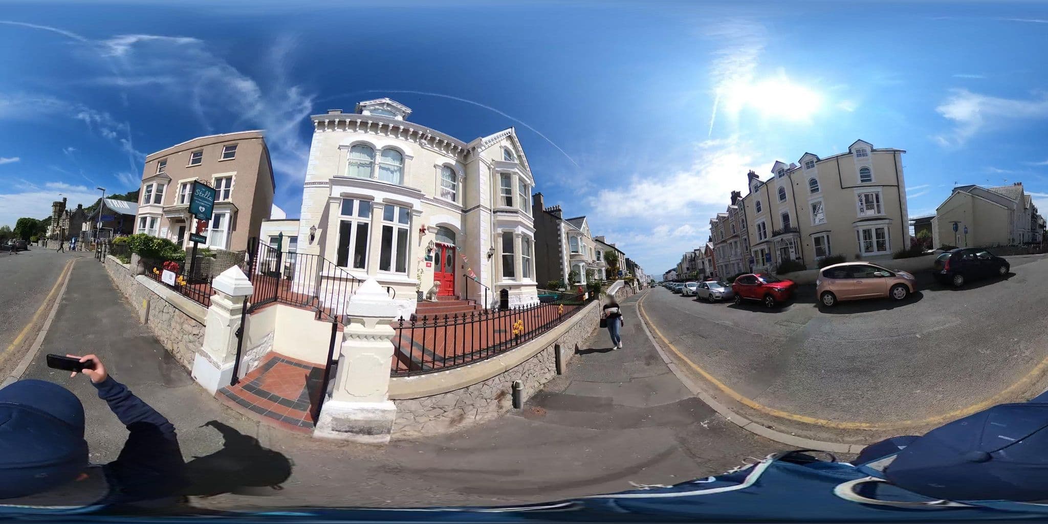 Street view near Stella Guest House, Llandudno