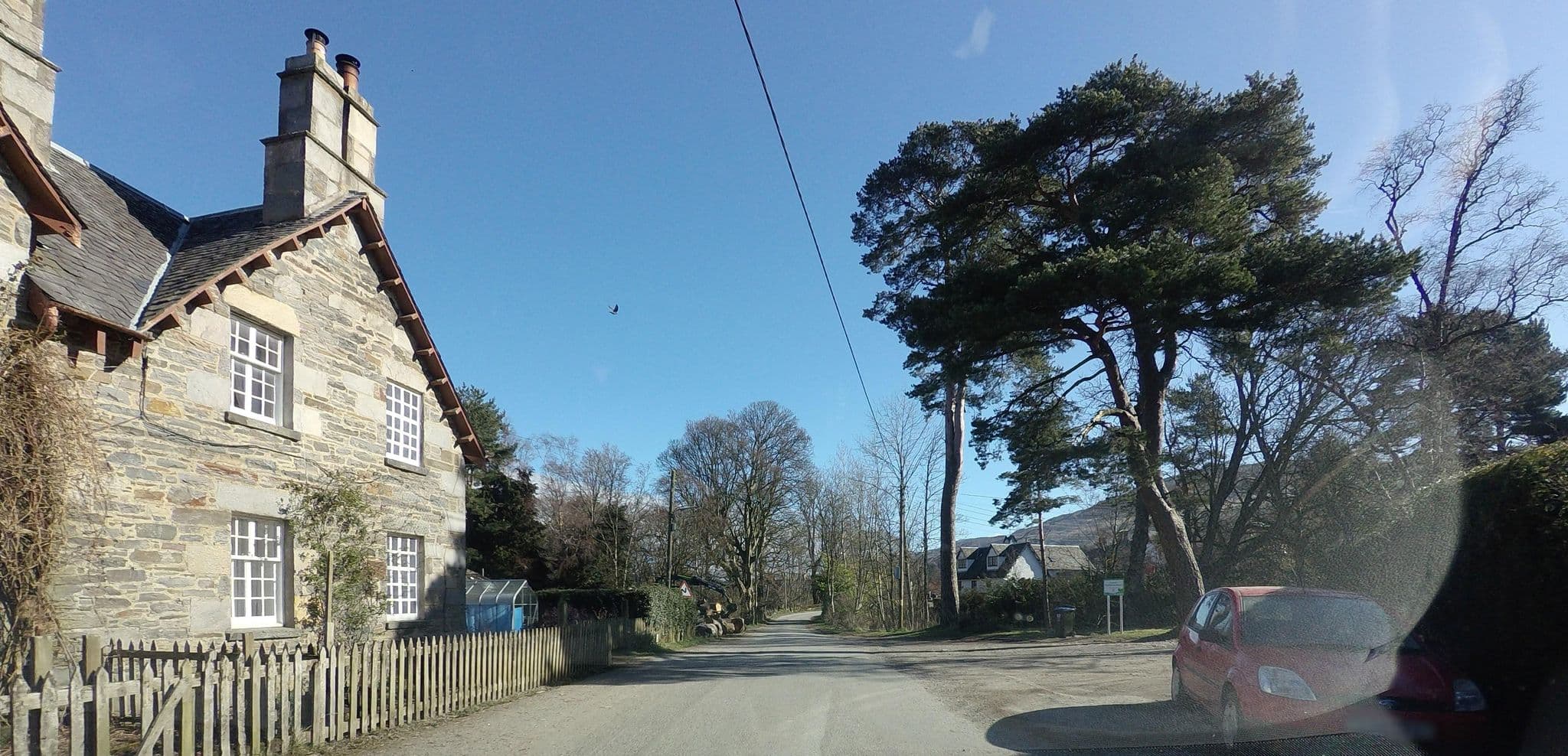 Street view near Haugh Cottage B&B, Aberfeldy — © hobgoblin (CC BY-SA · Mapillary)
