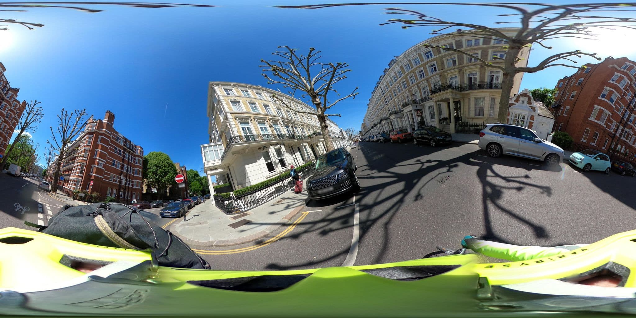 Street view near Lord Kensington Hotel, Earls Court