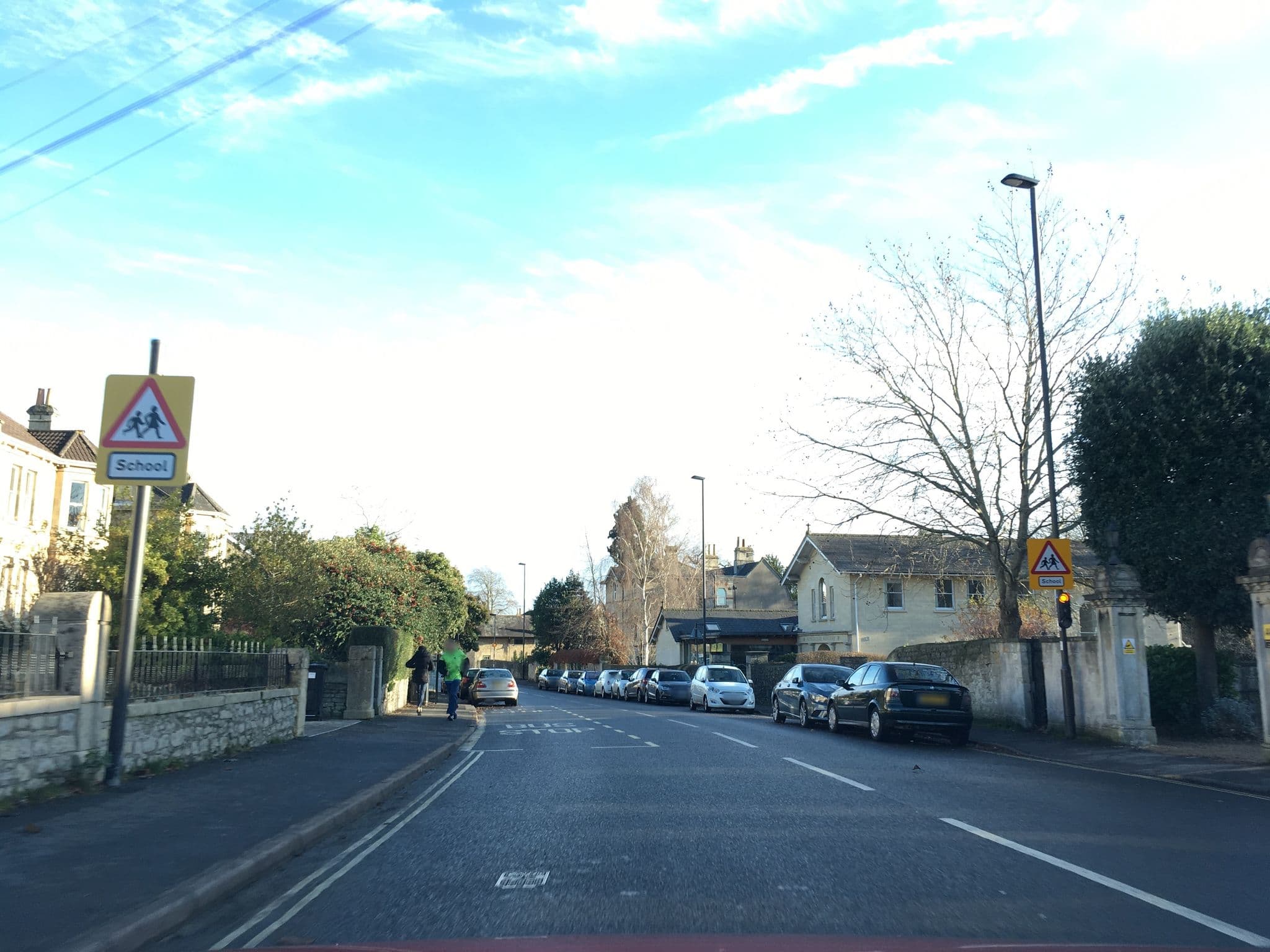 Street view near Bathen House, Bath