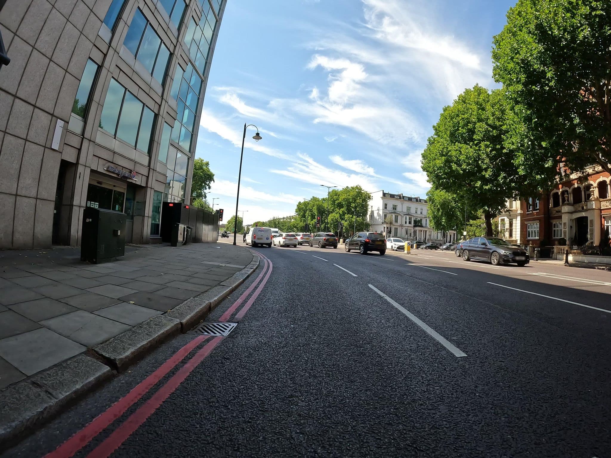 Street view near Ember Locke Hotel, Kensington, Earls Court