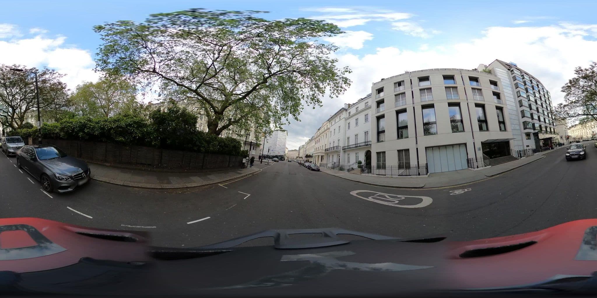 Street view near The Hari, Knightsbridge and Belgravia — © cueditsmaps (CC BY-SA · Mapillary)
