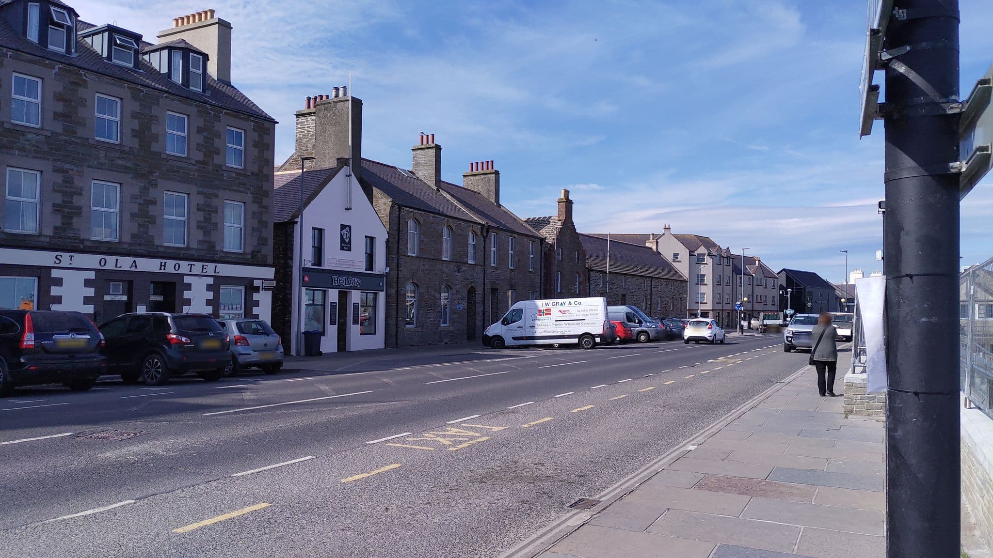 Street view near St Ola Hotel, Kirkwall — © tonys999 (CC BY-SA · Mapillary)