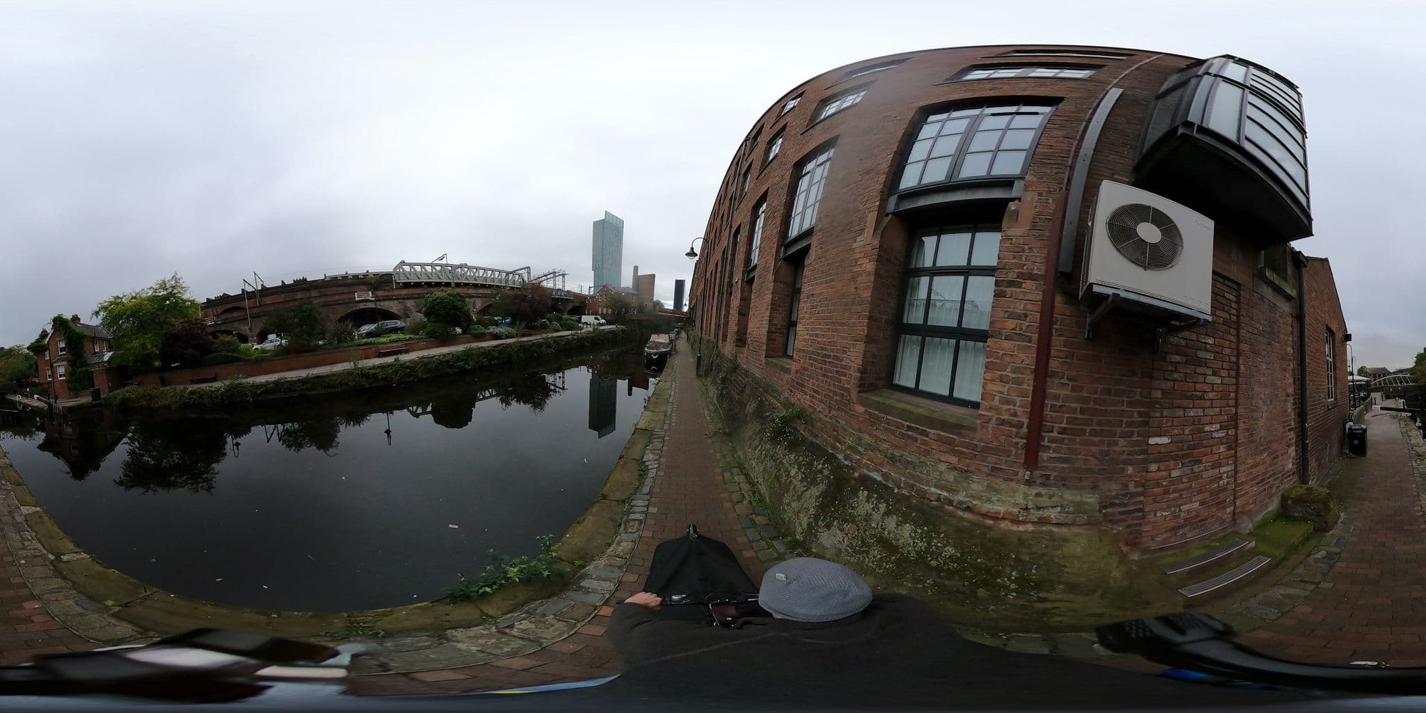 Street view near Lockeepers Cottage, Manchester City Centre — © rescuestation (CC BY-SA · Mapillary)