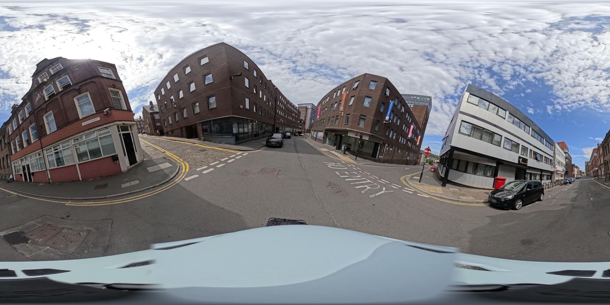Street view near Queen Stay, Sheffield — © ntzm (CC BY-SA · Mapillary)