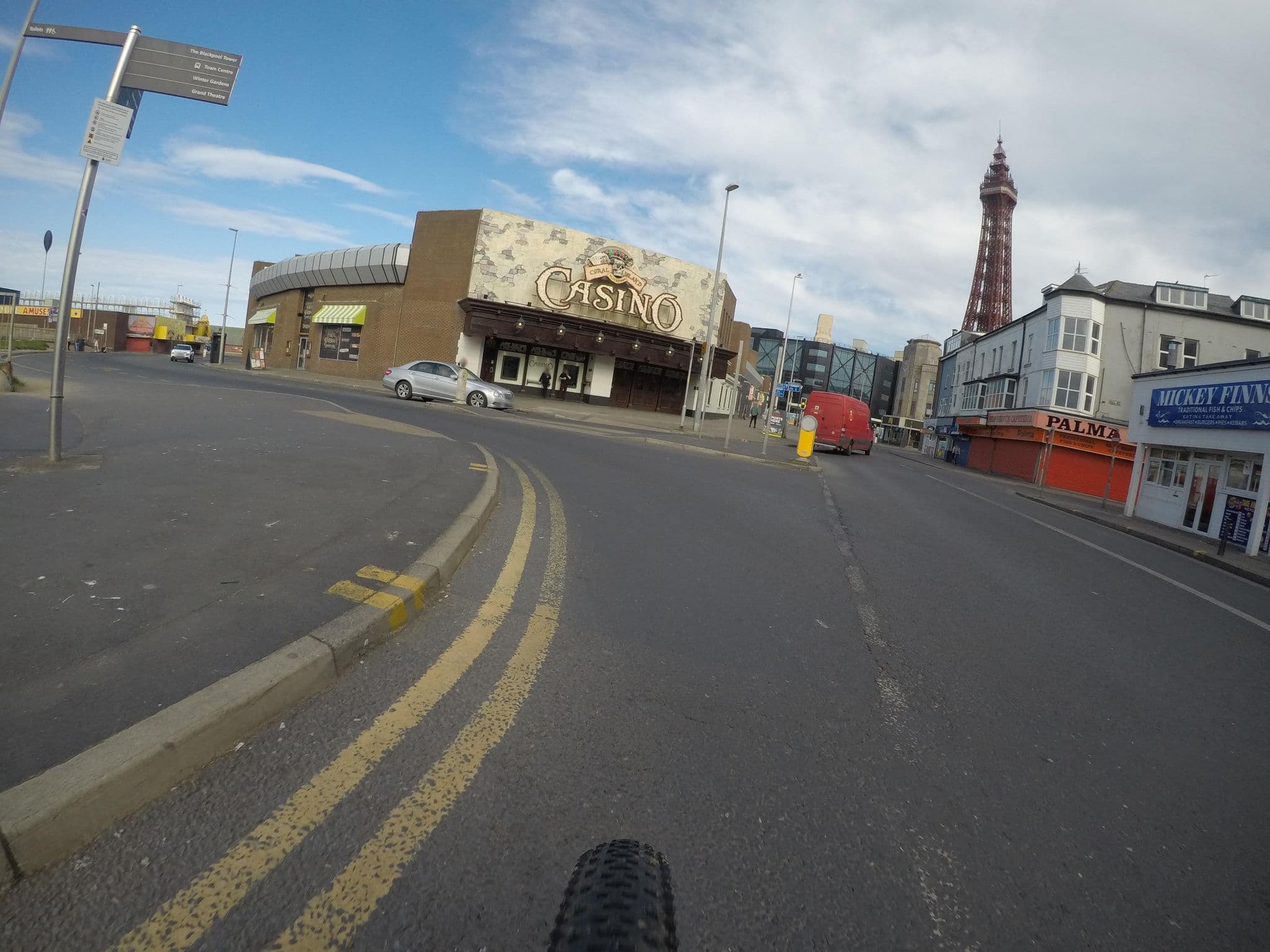 Street view near The Mount Mellory Hotel, Blackpool