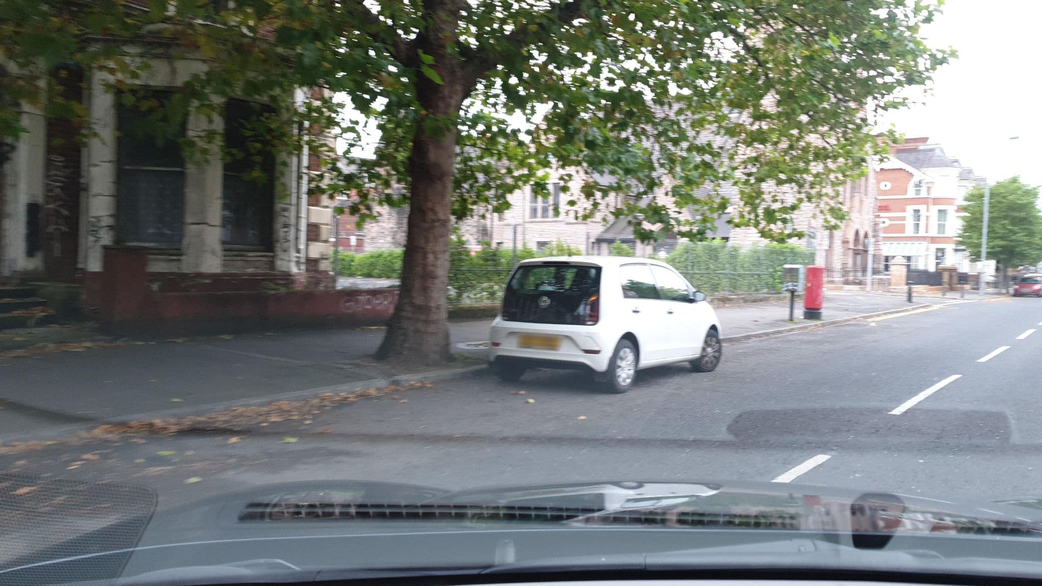 Street view near Global Village, Belfast