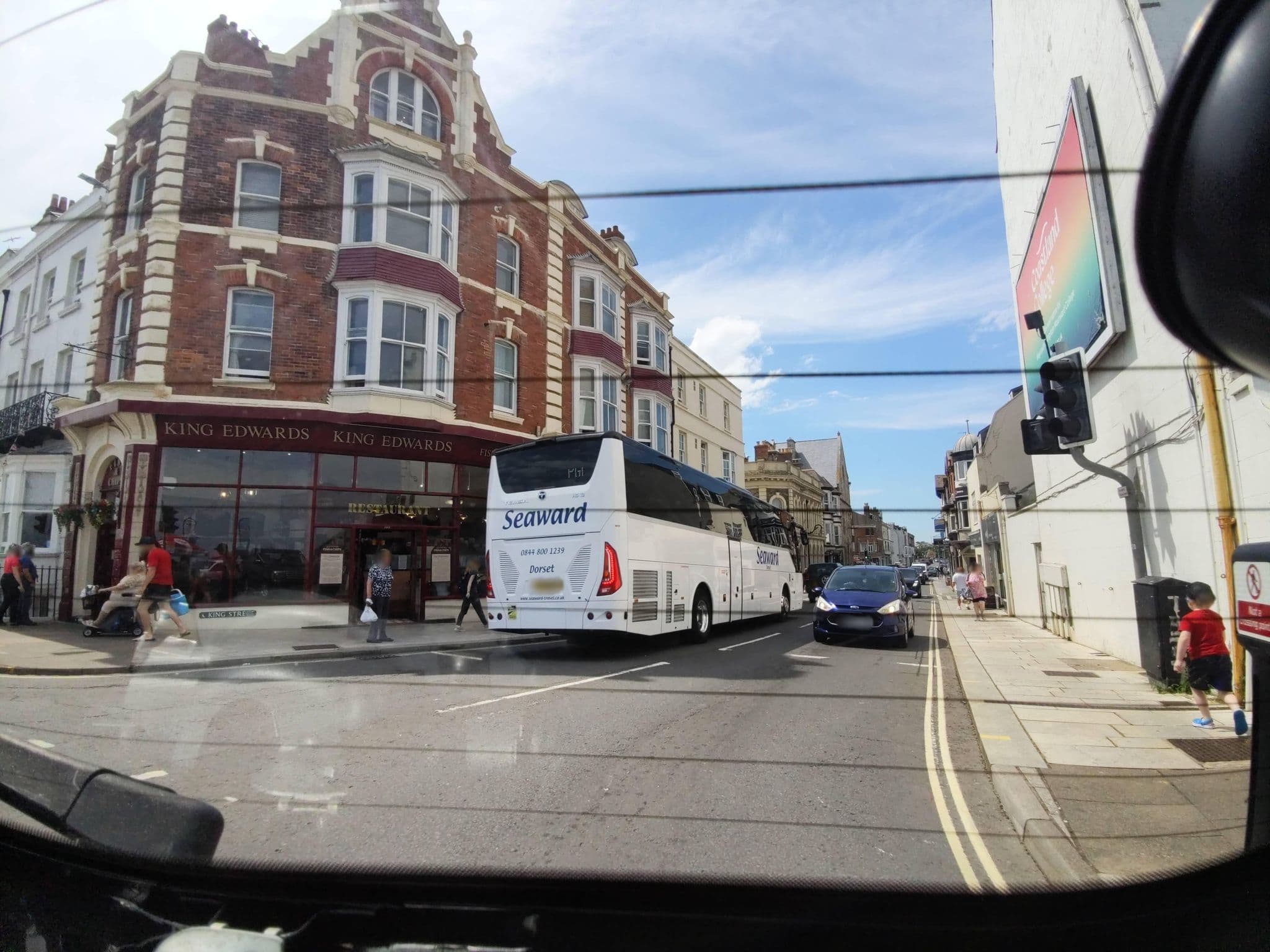 Street view near Weymouth Bay Hotel, Weymouth