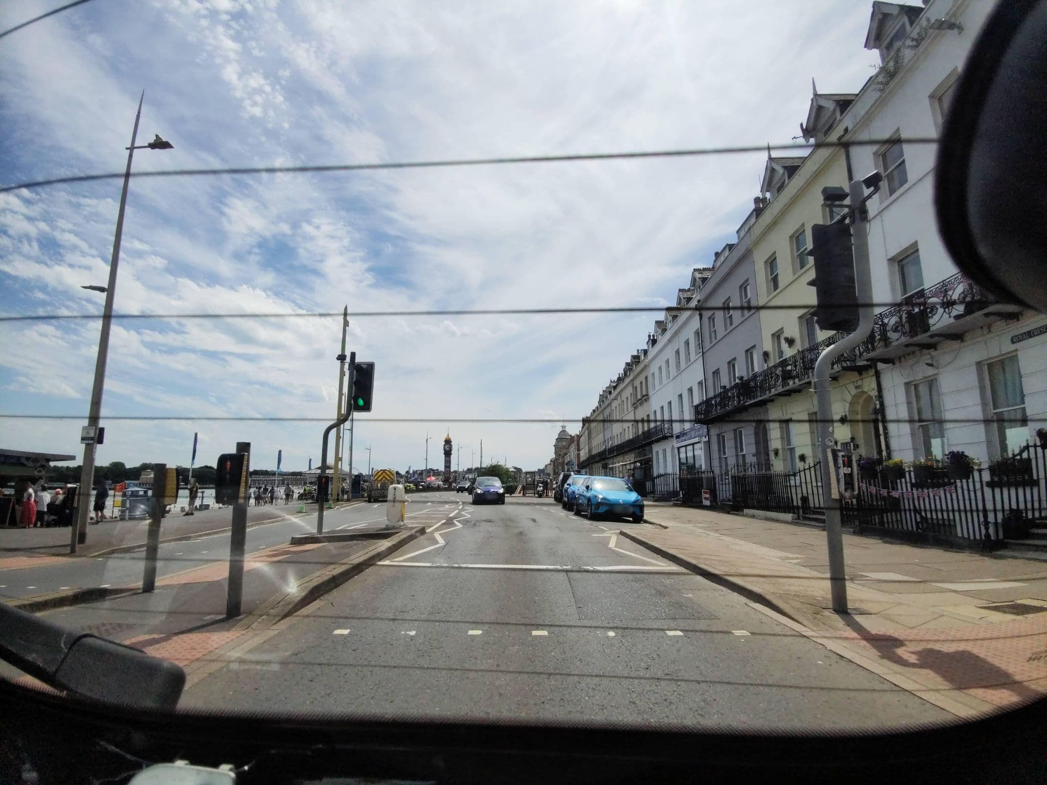 Street view near Laurence of Arabia Hotel, Weymouth