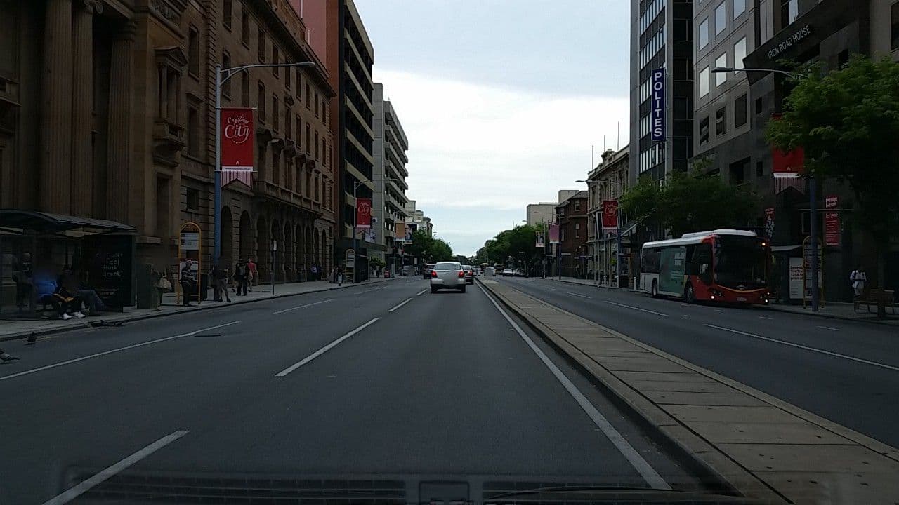 Street view near Hotel Grand Chancellor, Adelaide — © didz (CC BY-SA · Mapillary)