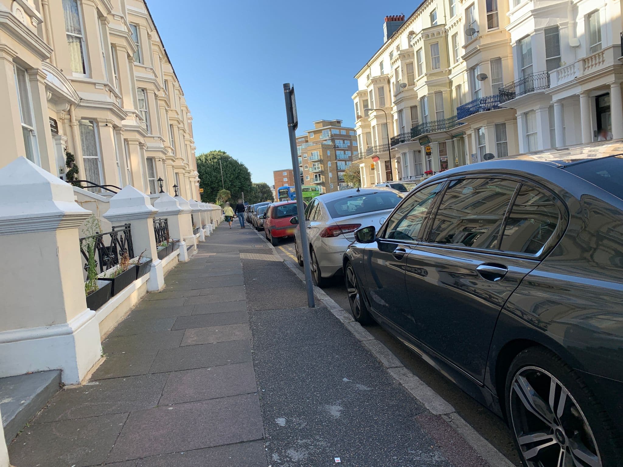 Street view near Pearl & Pebbles, Eastbourne — © egorka (CC BY-SA · Mapillary)
