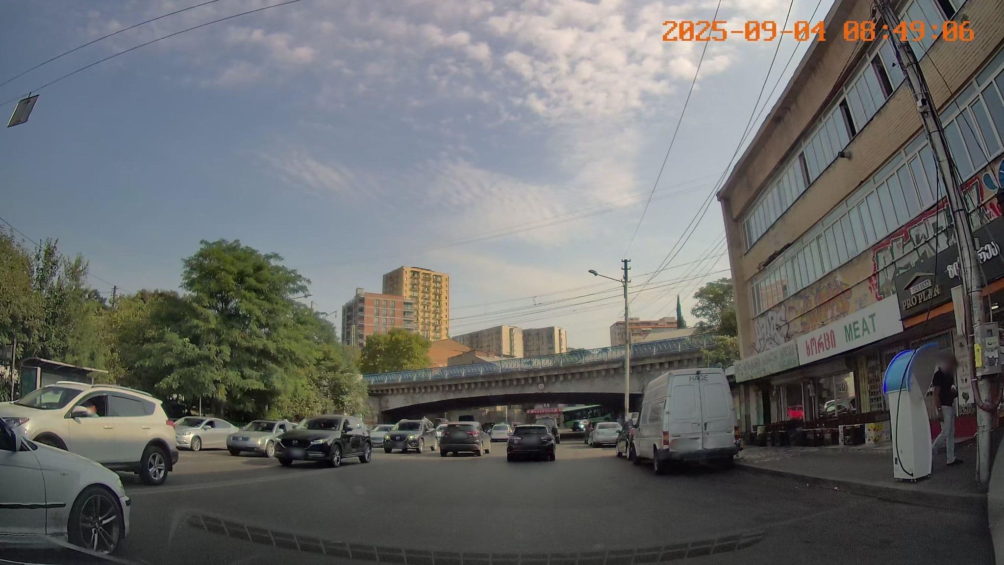 Street view near Flint Hostel, Tbilisi
