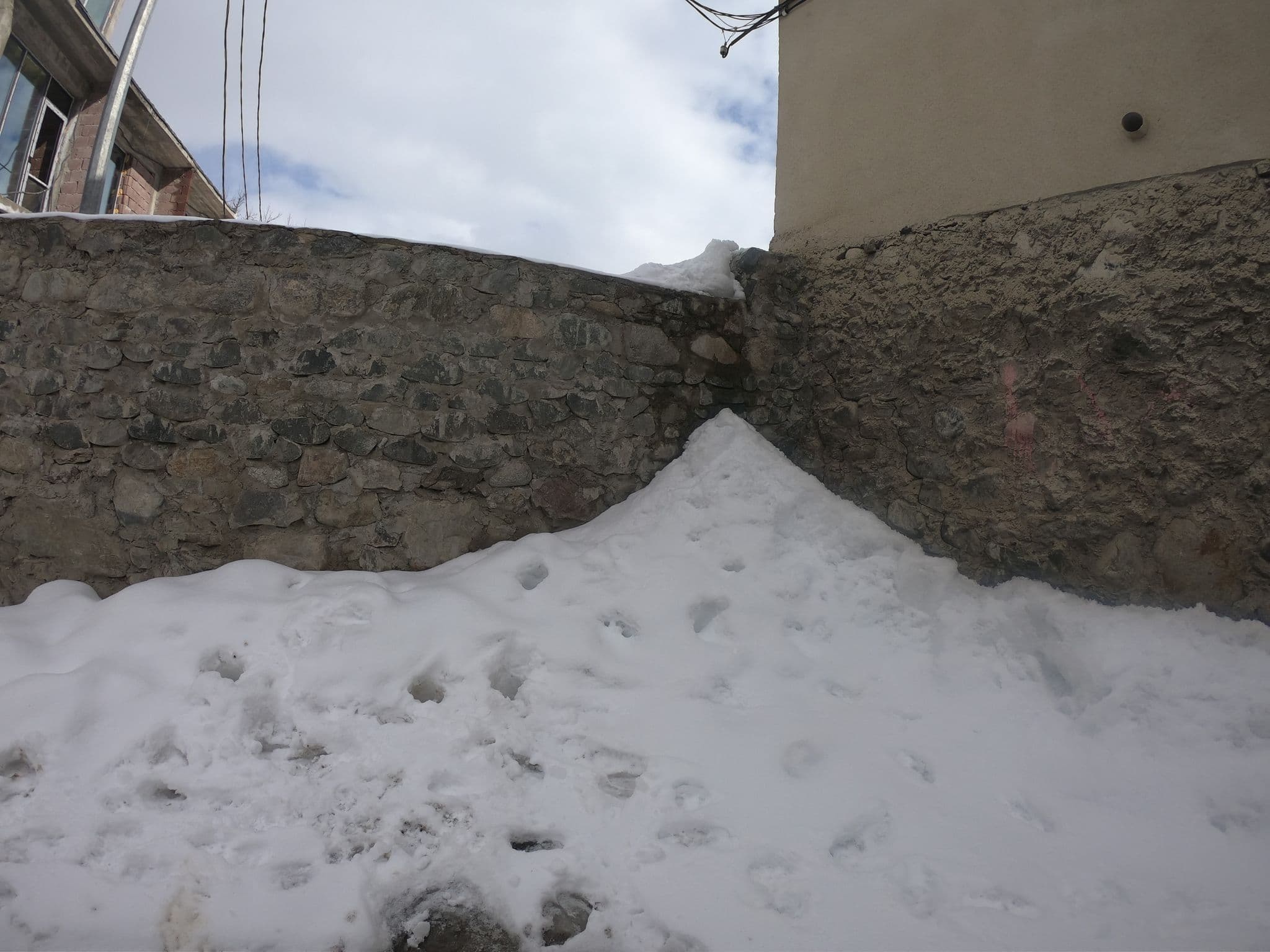 Street view near Svan House, Mestia