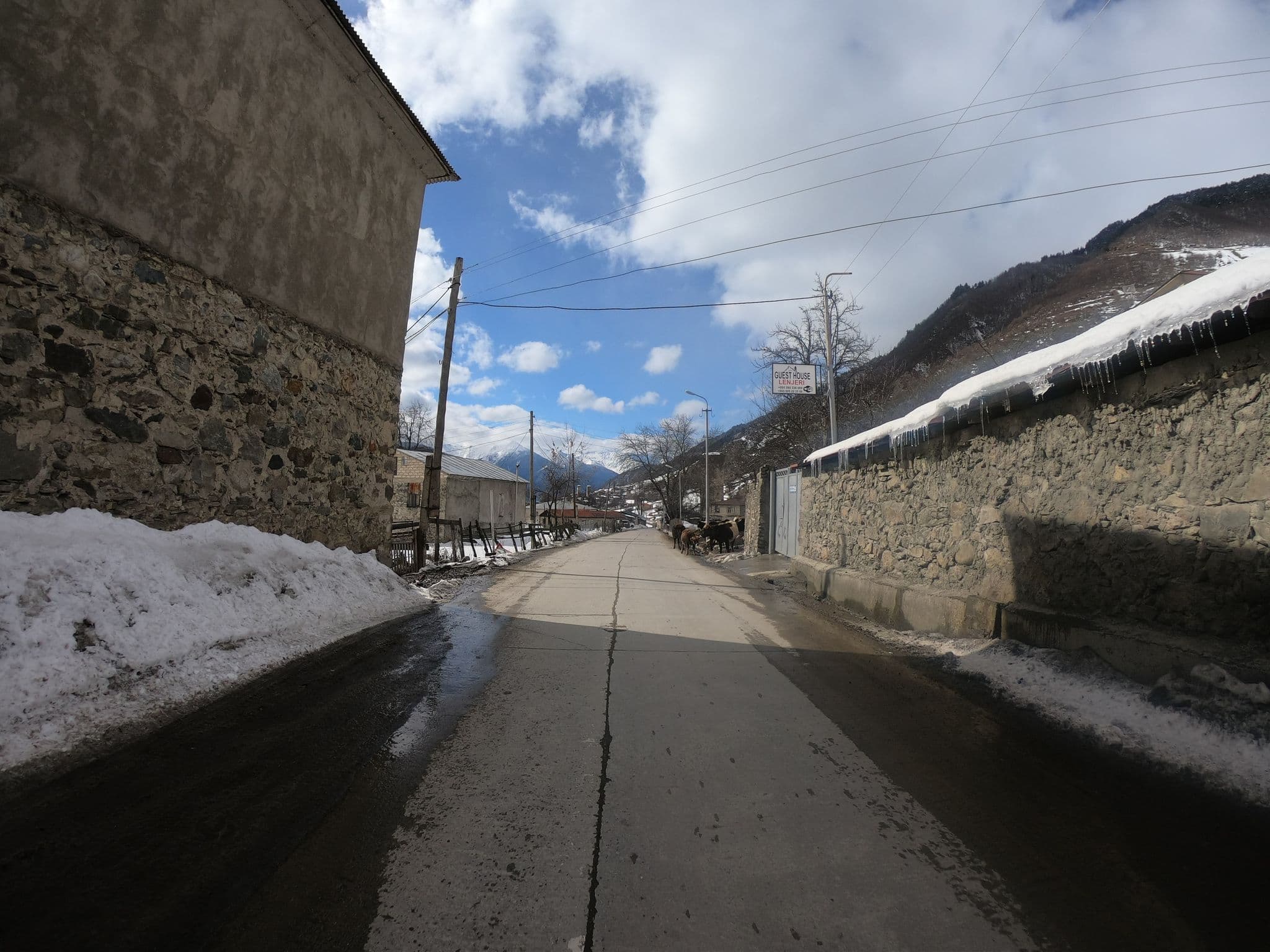 Street view near Guesthouse Lenjeri, Mestia