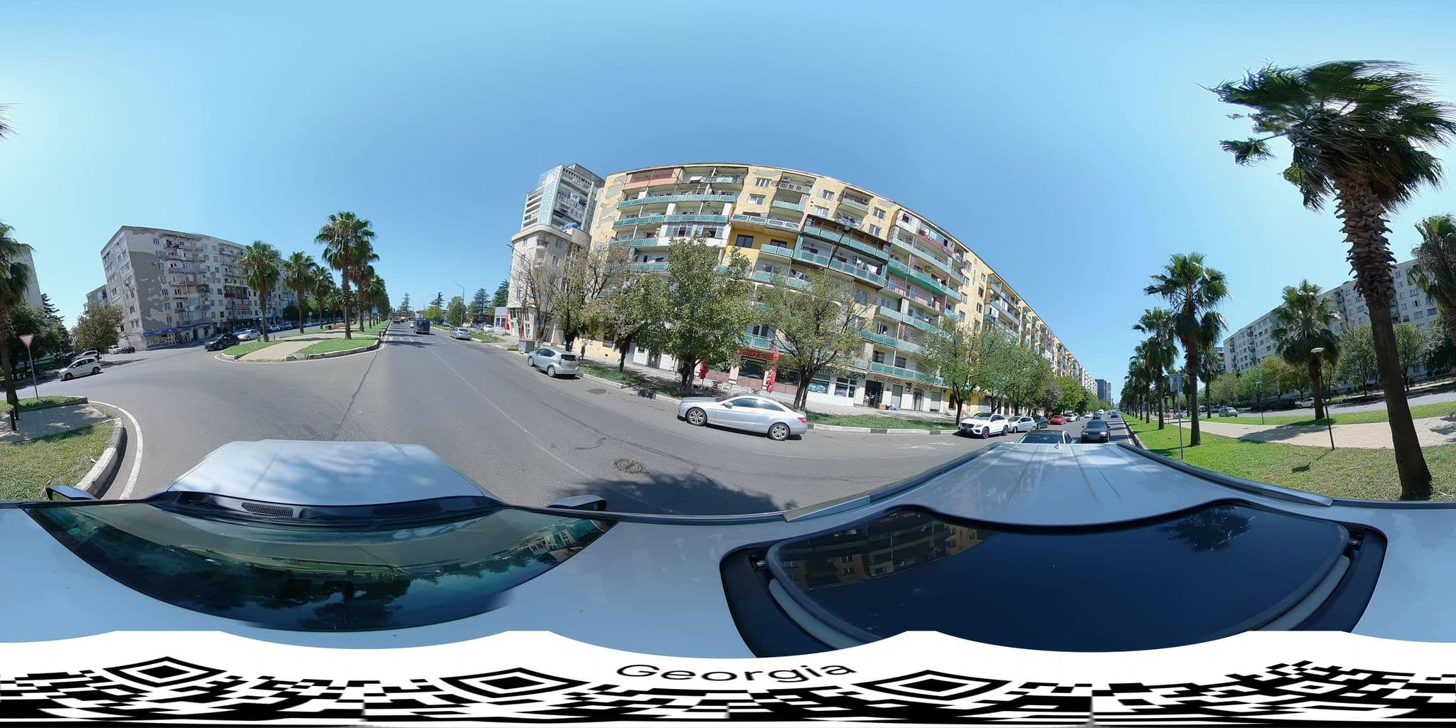 Street view near Green Palma, Kutaisi — © bumbeishvili (CC BY-SA · Mapillary)