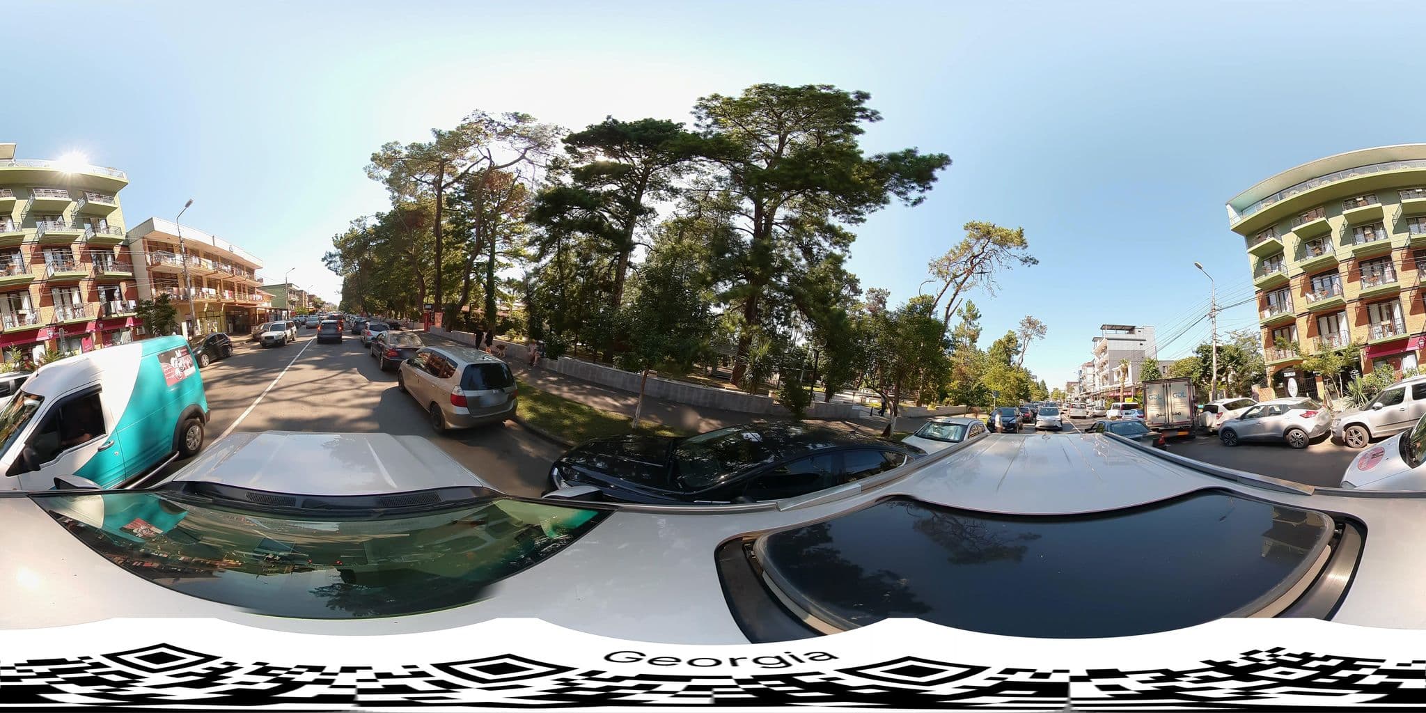 Street view near AquamarinInn, Kobuleti — © bumbeishvili (CC BY-SA · Mapillary)